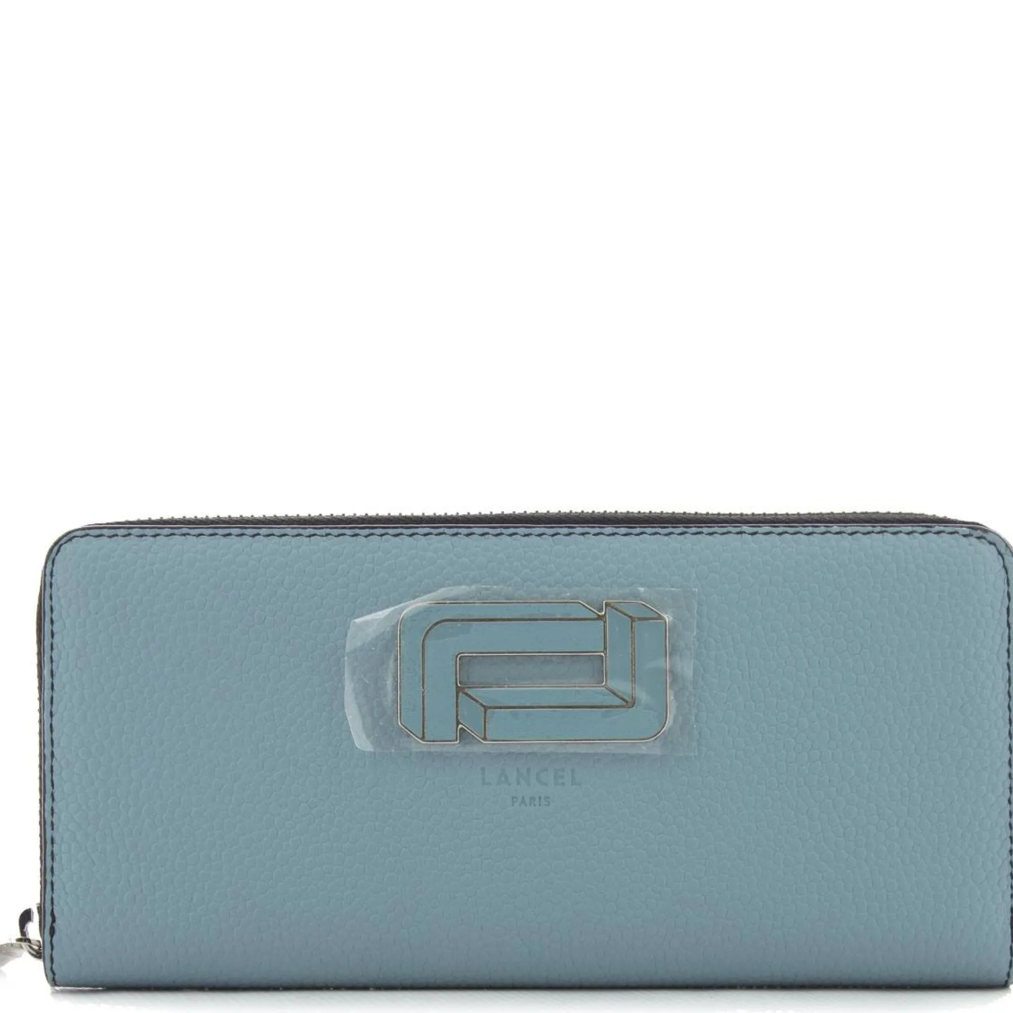 Lancel Portefeuilles Femme*Portefeuille slim zippe en cuir Mia Nuage