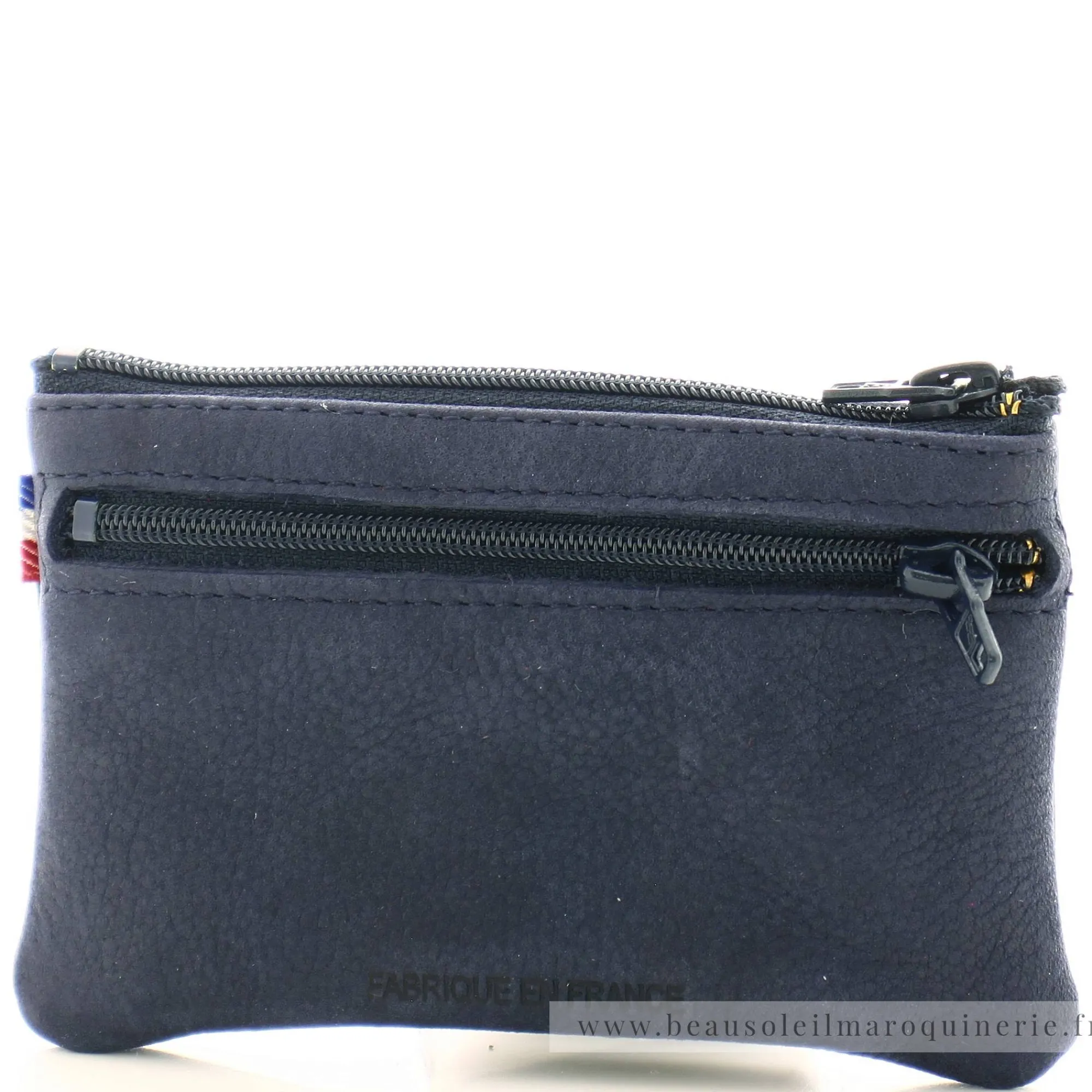 Frandi Portefeuilles Femme | Porte-Monnaie Femme*Porte-monnaie plat en cuir Nubuck zippe