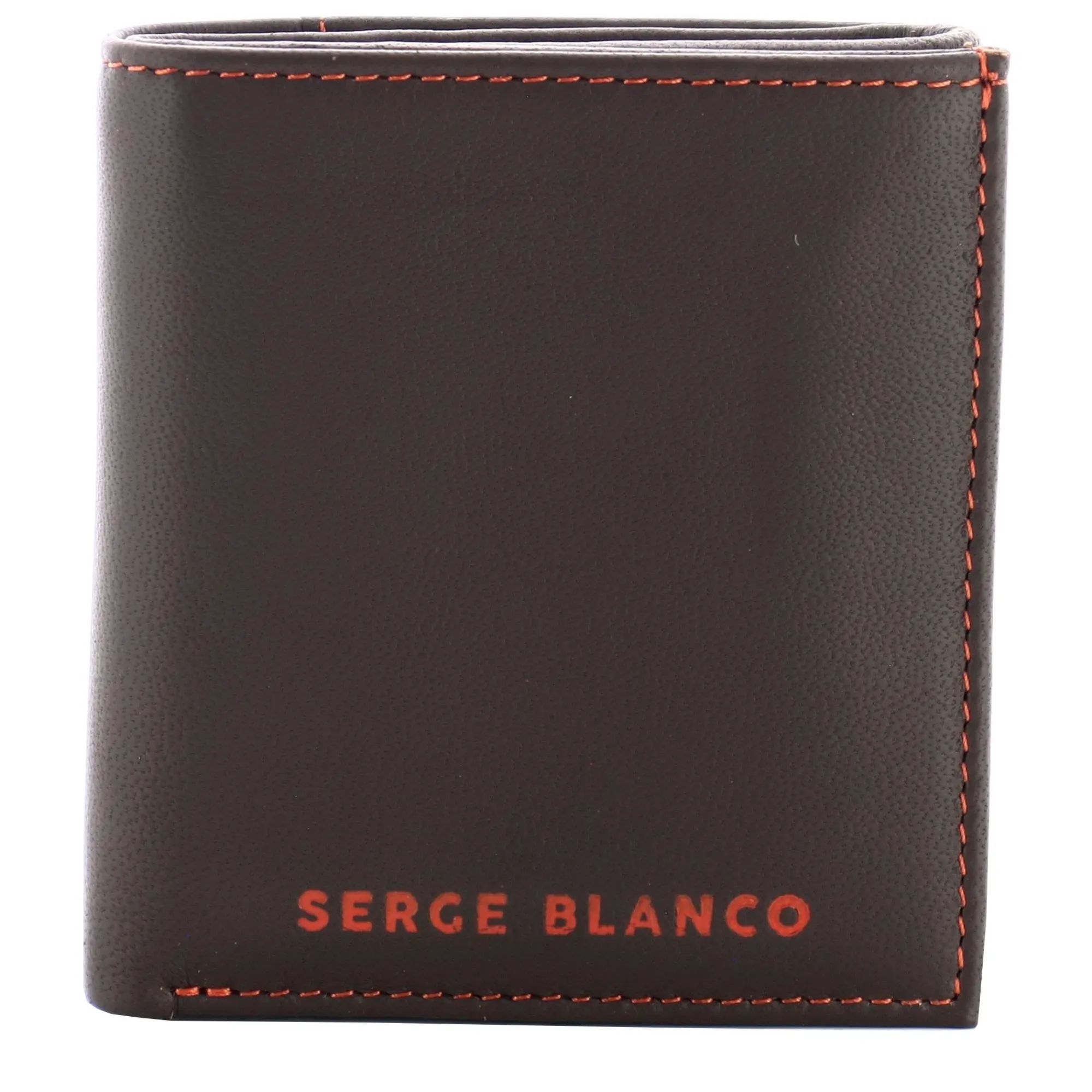 Serge Blanco Porte-Monnaie Homme*Porte-monnaie Wyoming en cuir 3 volets Marron