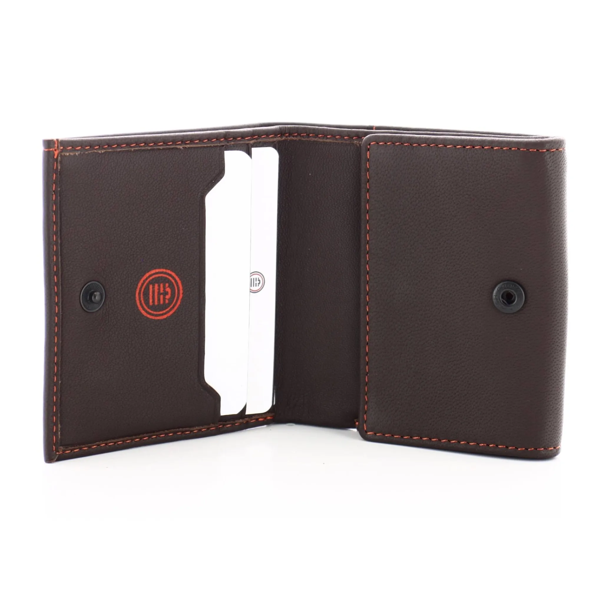 Serge Blanco Porte-Monnaie Homme*Porte-monnaie Wyoming en cuir 3 volets Marron