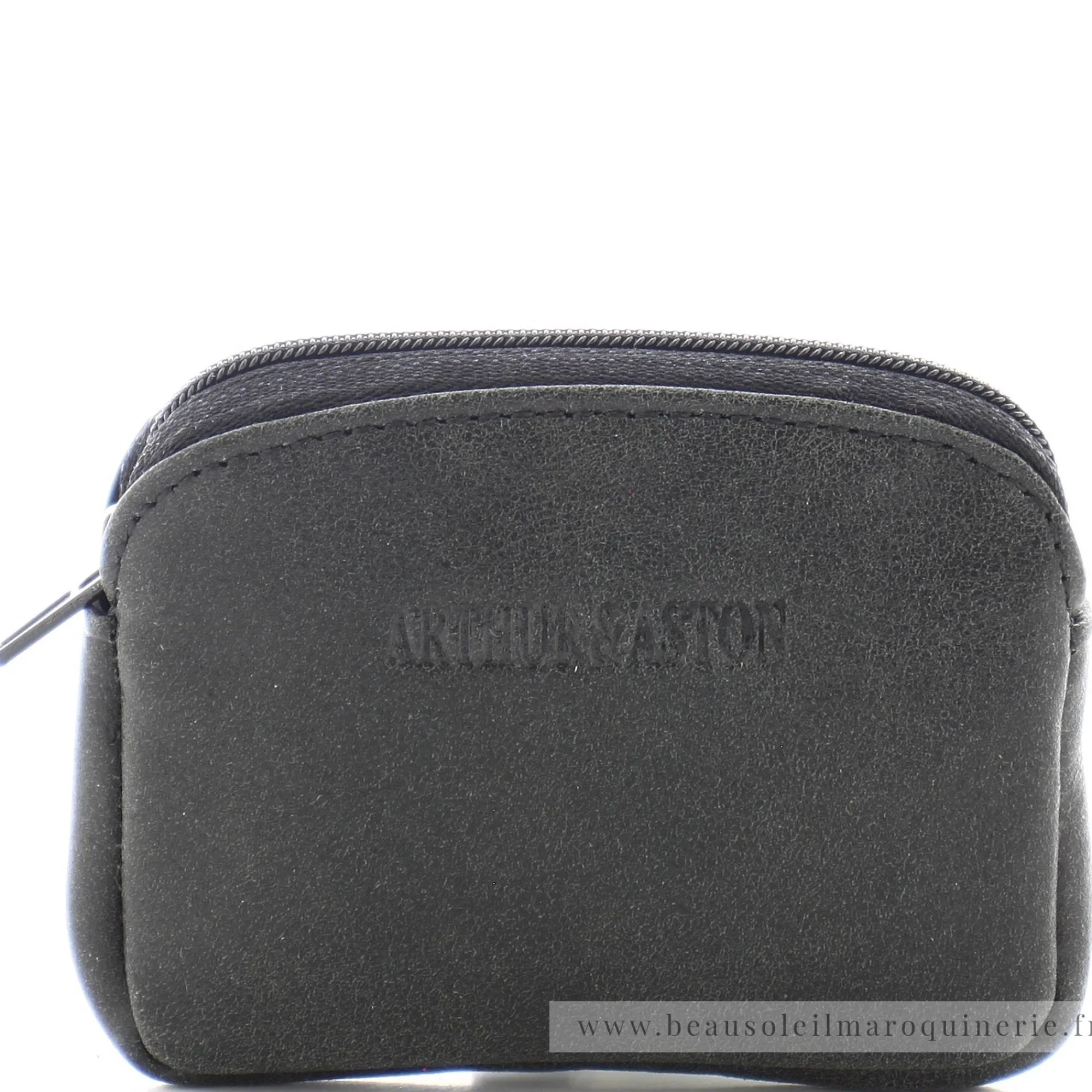 Arthur Aston Porte-Monnaie Homme*Porte-monnaie zippe cuir vieilli Diego