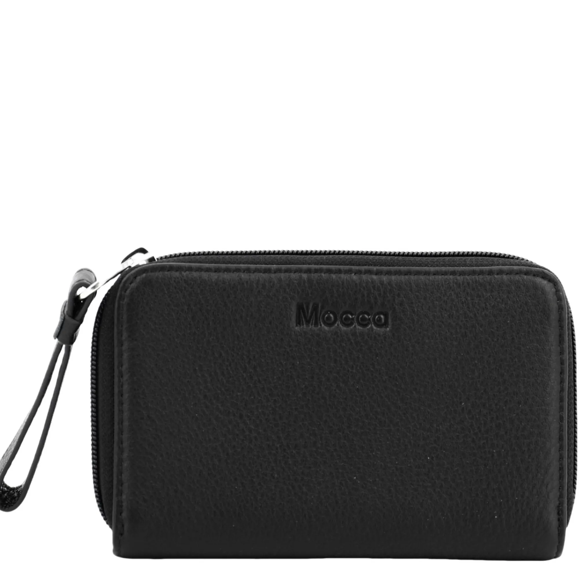 Mocca Porte-Monnaie Femme*Porte-monnaie zippe Dana en cuir graine Noir