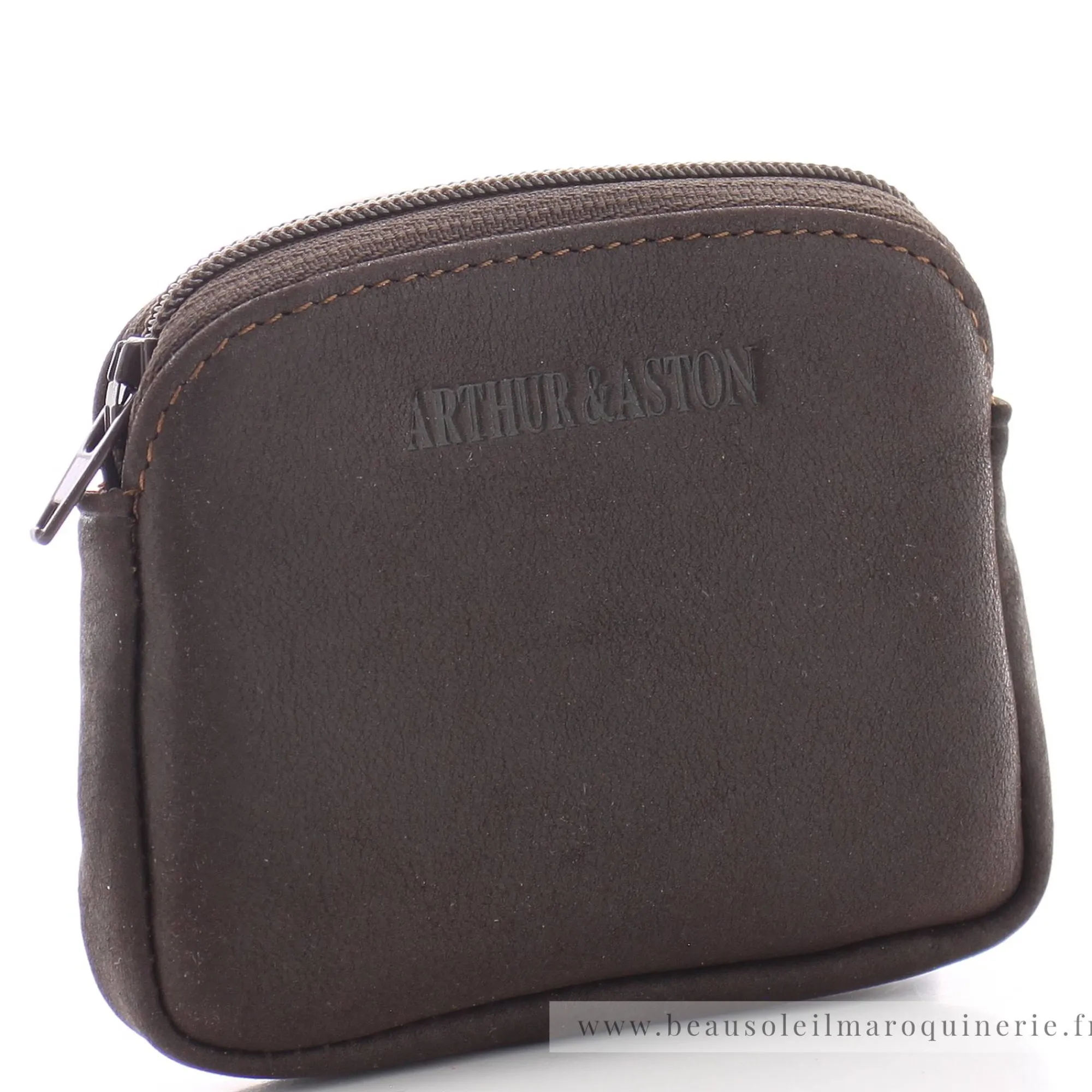 Arthur Aston Porte-Monnaie Homme*Porte-monnaie zippe Grace en cuir