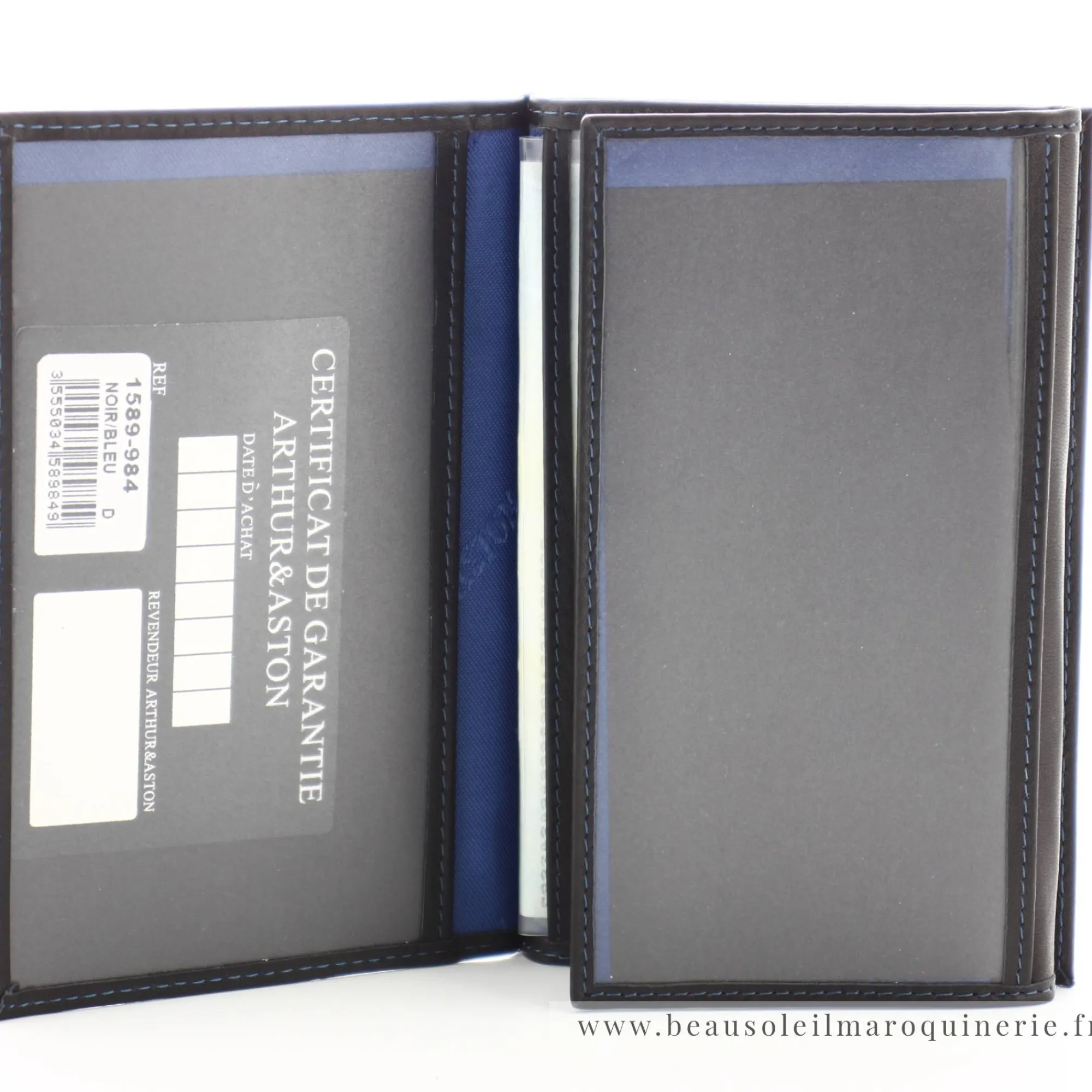 Arthur Aston Porte-Papiers*Porte-papiers cuir plonge Pablo