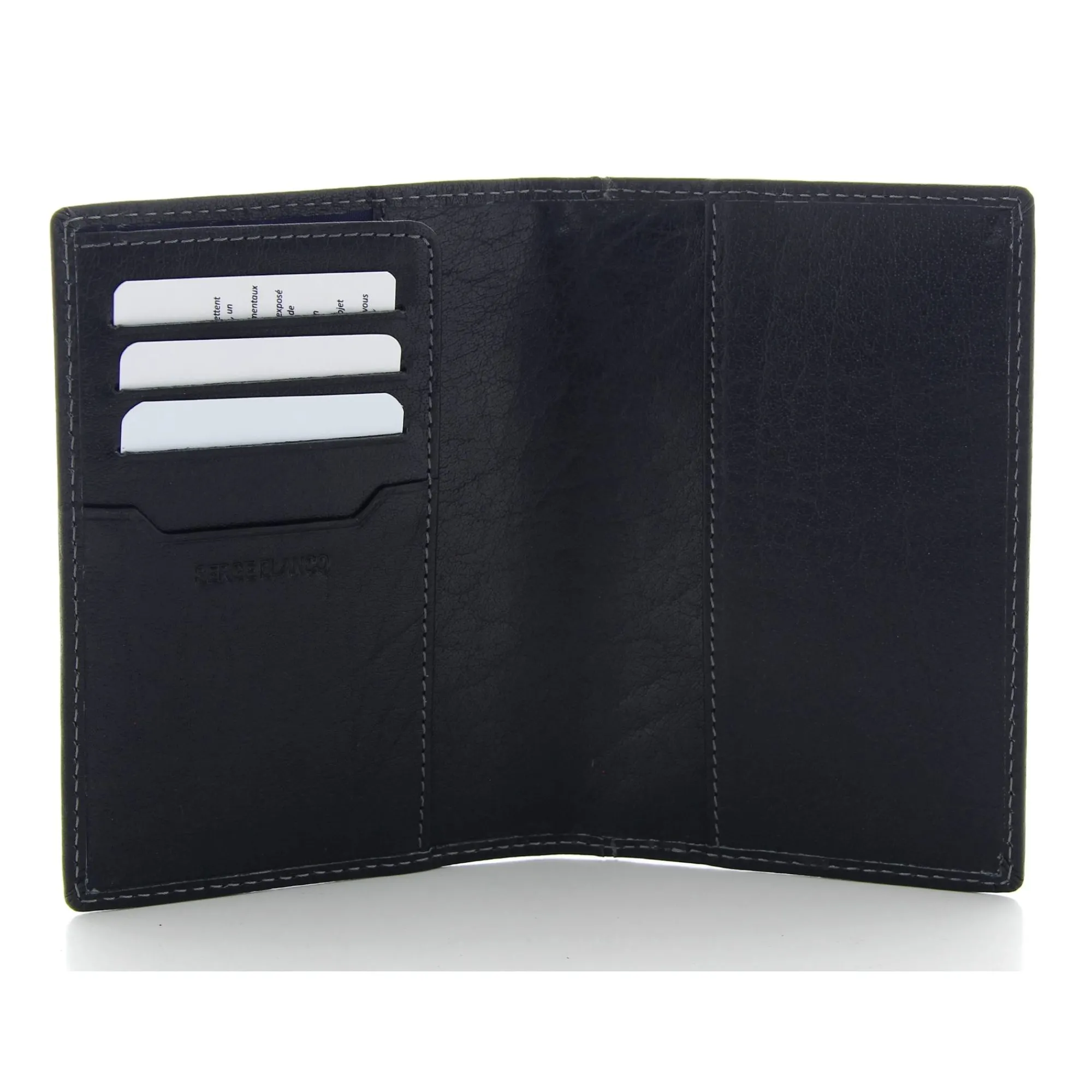Serge Blanco Etuis Passeport*Porte-passeport Marfa en cuir