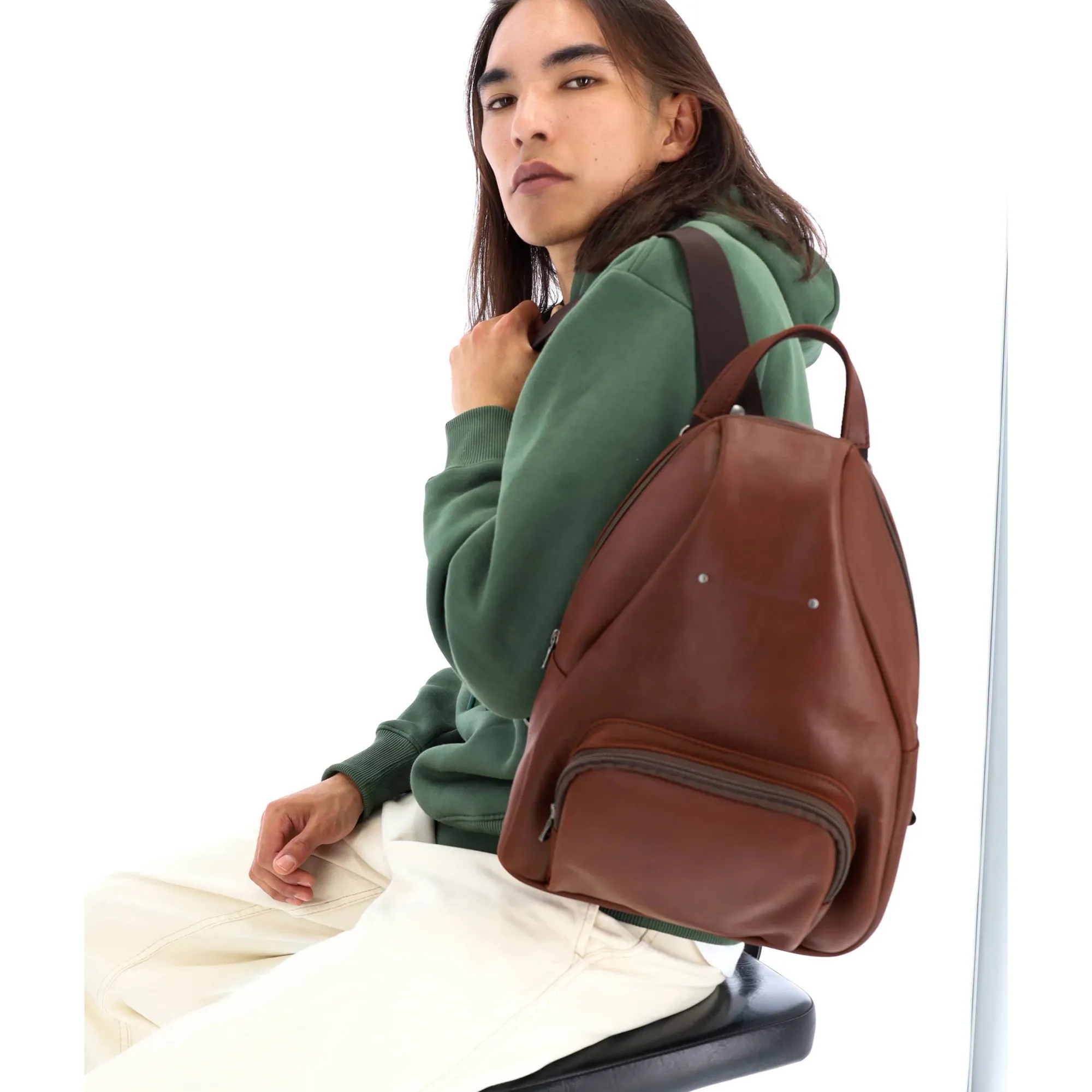 Les Ateliers Foures Sacs À Dos*Sac a dos cuir Eole Baroudeur