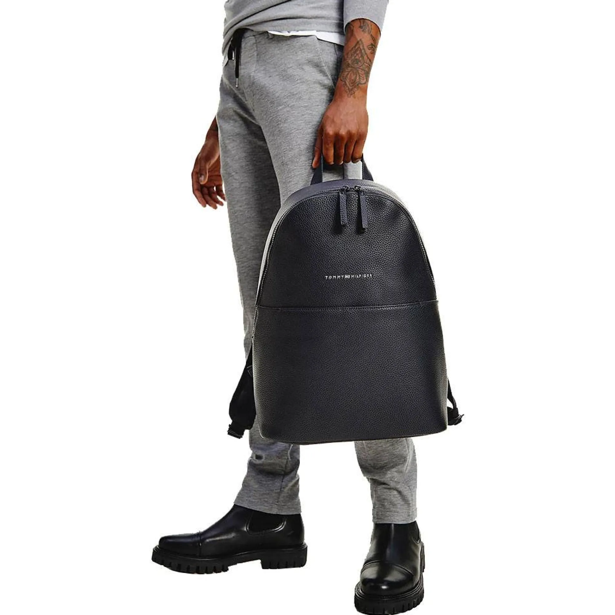 Tommy Hilfiger Sacs À Dos*Sac a dos homme Essential effet grain fin Noir