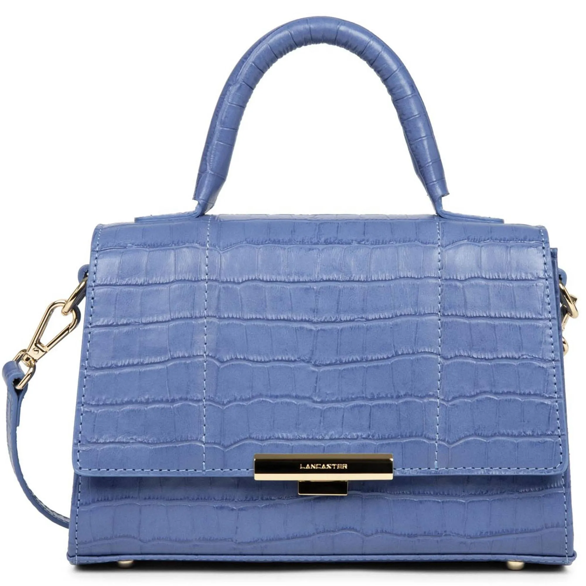 Lancaster Sacs À Main*Sac a main a rabat Exotic Trinity croco