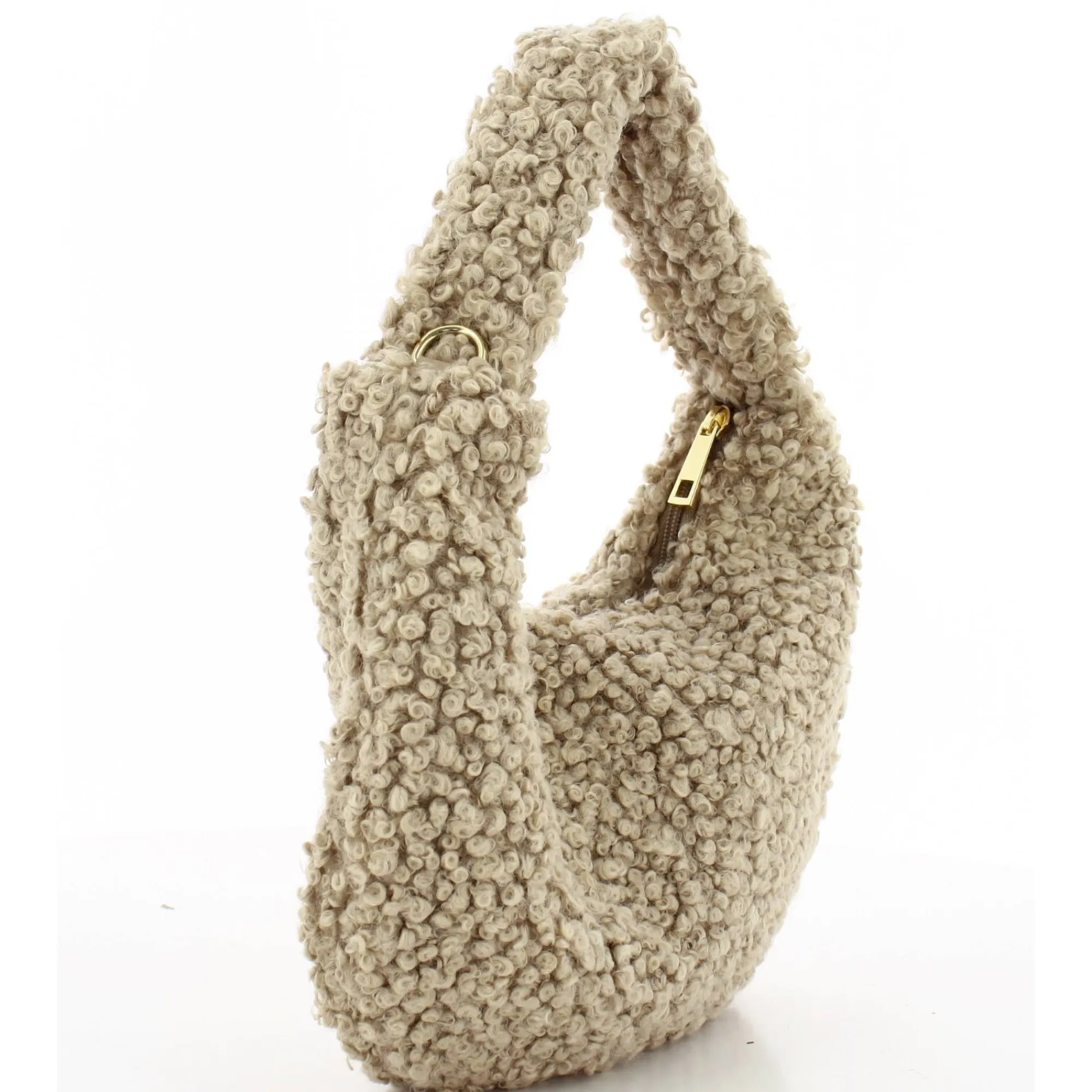 Marlon Firenze Sacs Bandoulière*Sac a main teddy effet fourrure