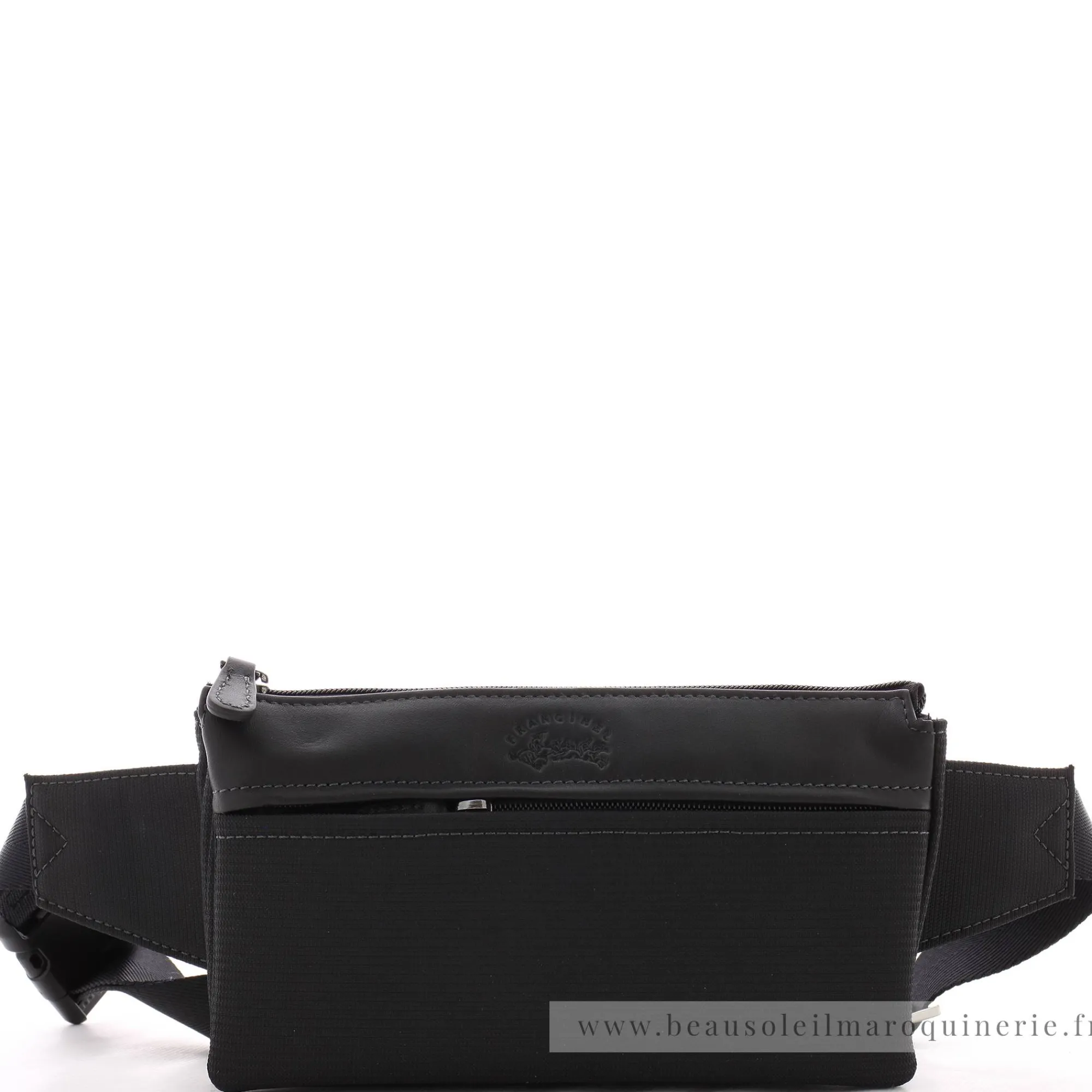 Francinel Sacs Banane*Sac banane homme bi-matiere Porto Noir