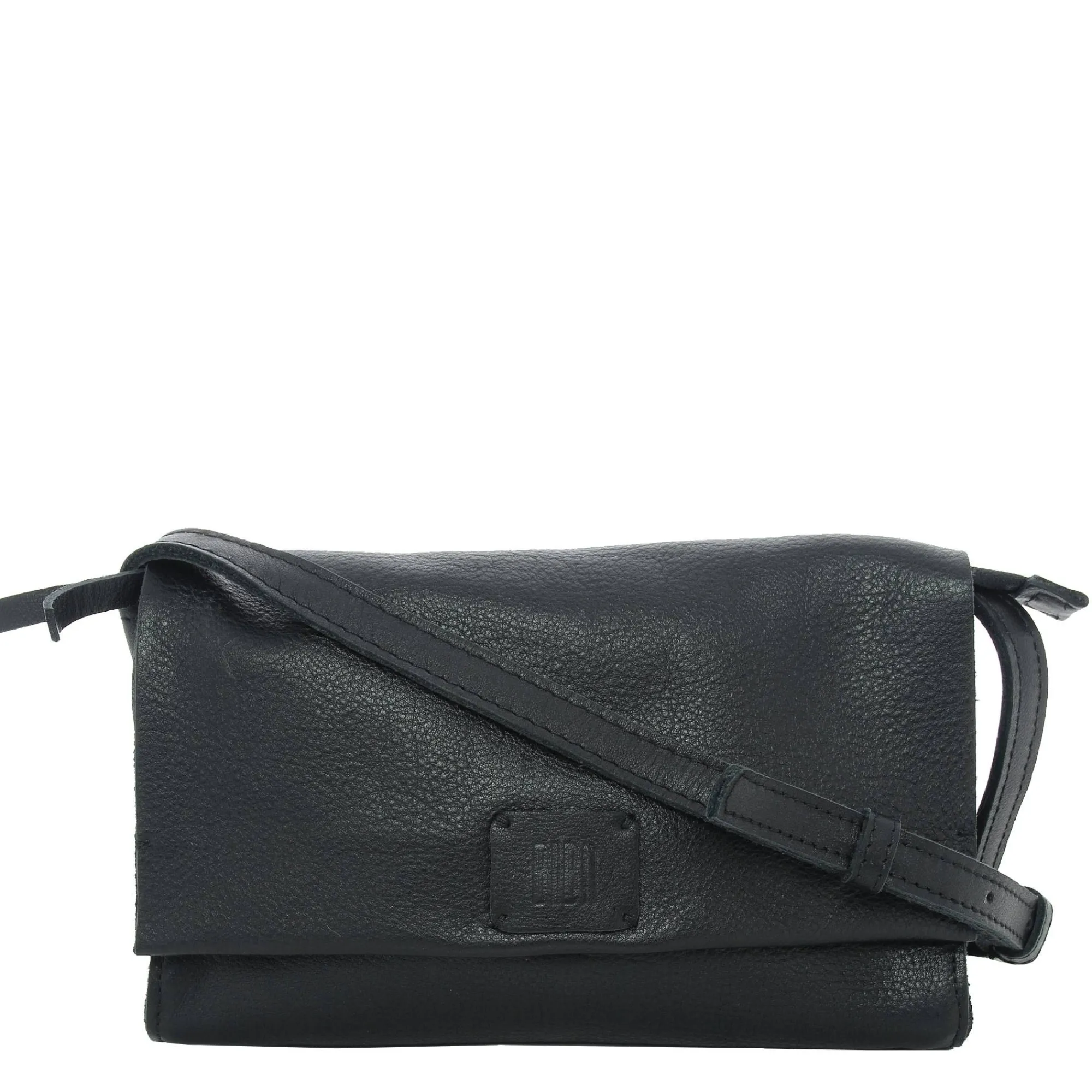 Biba Sacs Bandoulière*Sac bandouliere a rabat Chester en cuir Negro