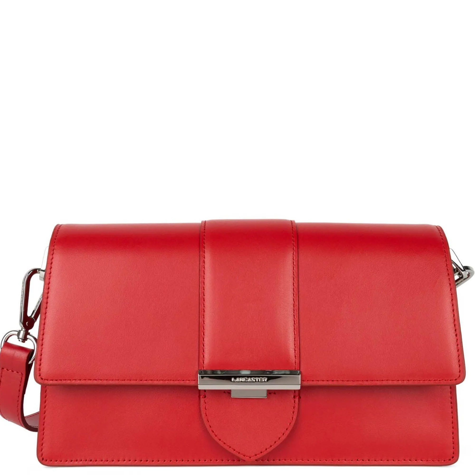 Lancaster Sacs Bandoulière*Sac bandouliere a rabat en cuir lisse Paris Ily