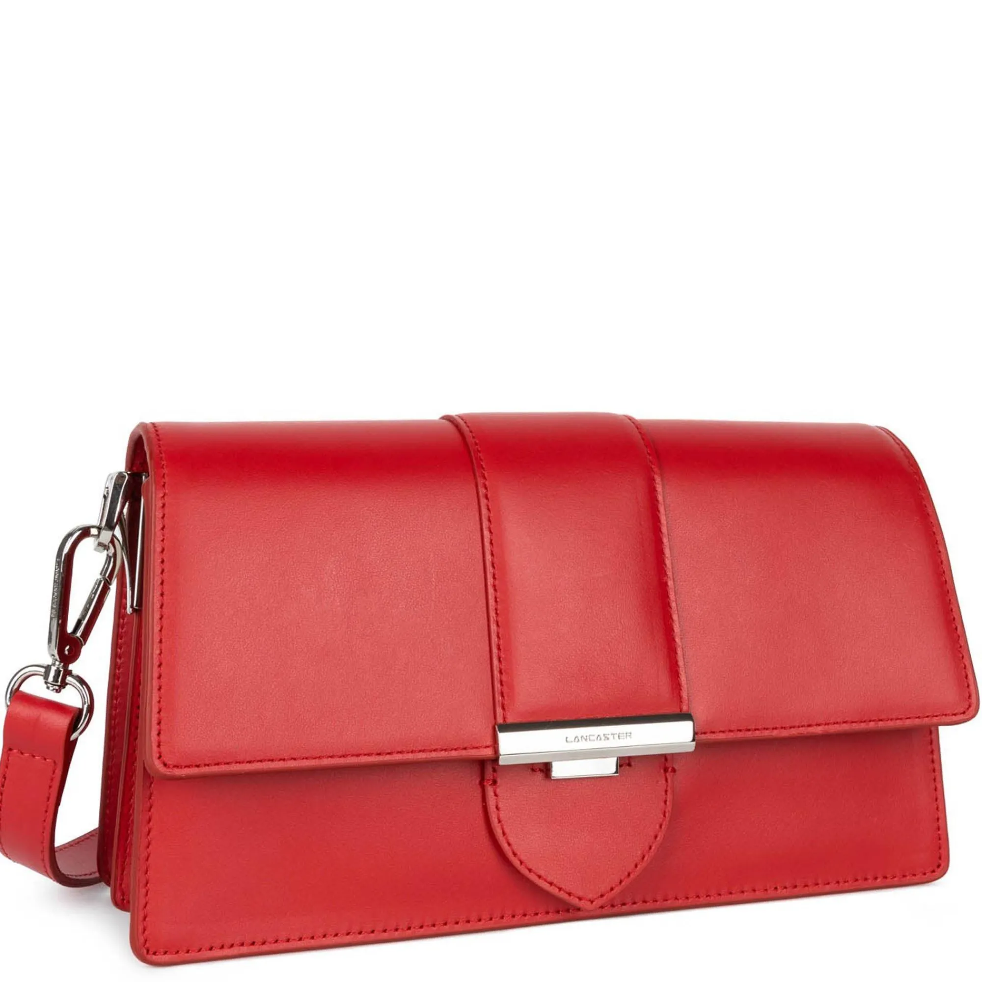 Lancaster Sacs Bandoulière*Sac bandouliere a rabat en cuir lisse Paris Ily