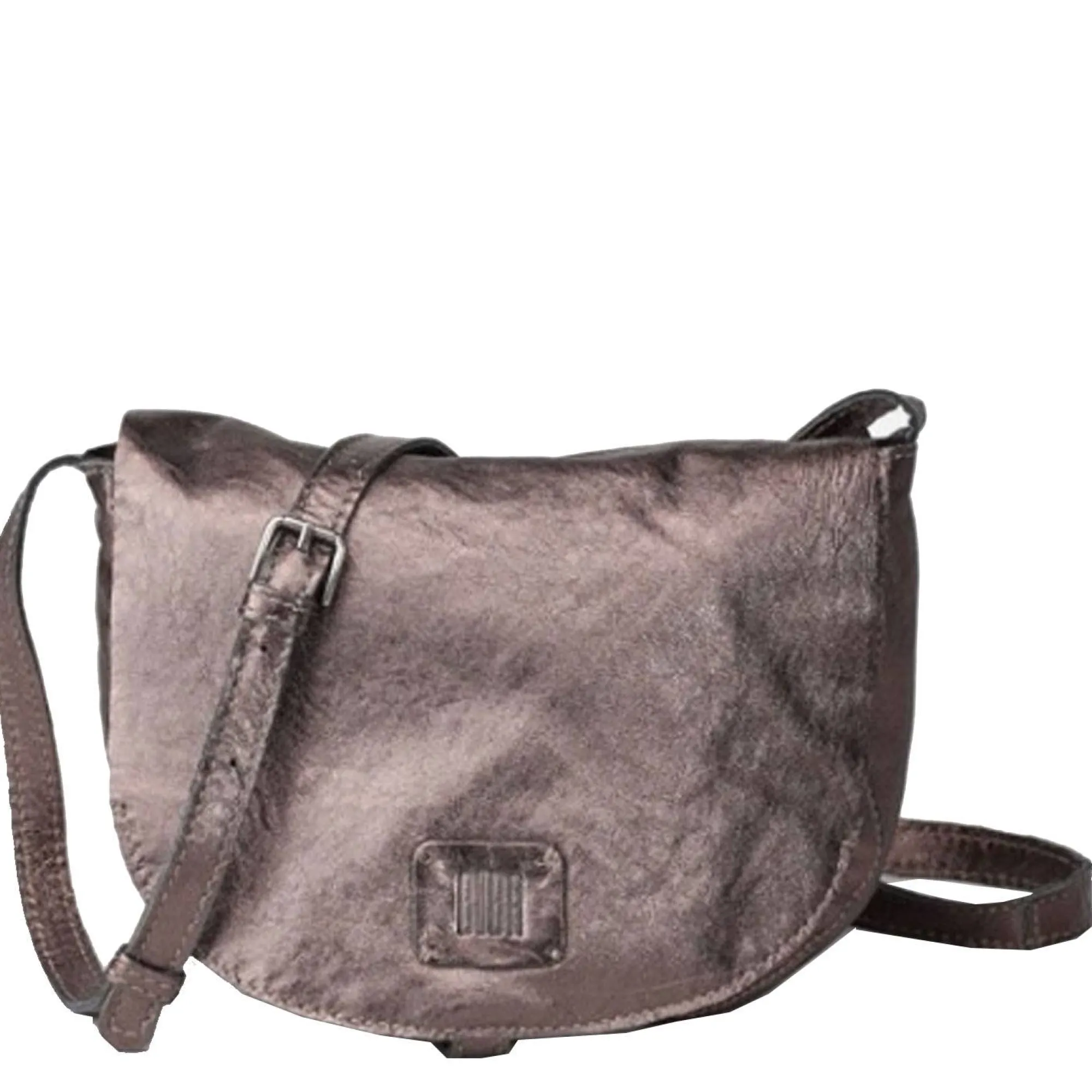 Biba Sacs Bandoulière*Sac bandouliere Chester Smog cuir metallise