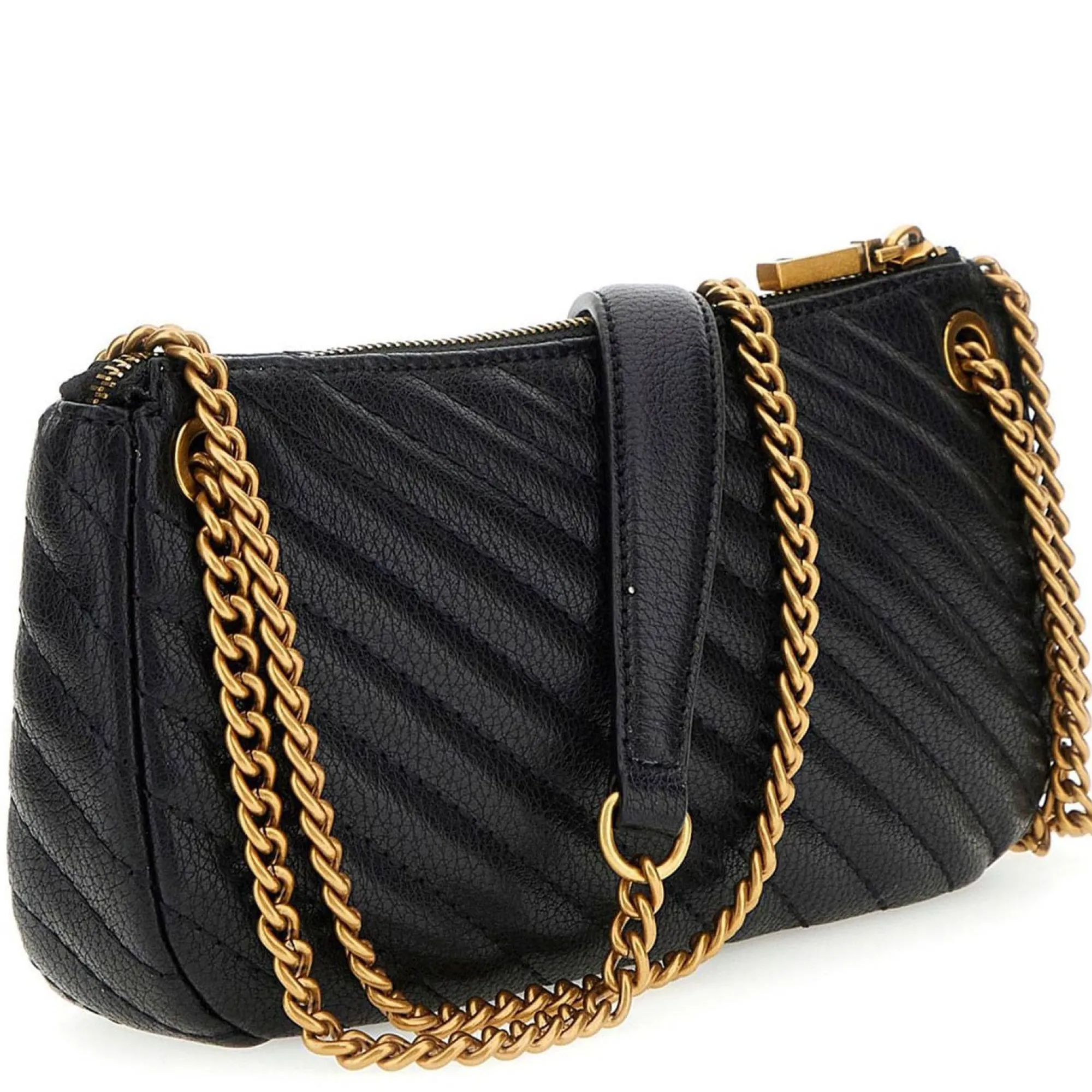 Guess Sacs Bandoulière*Sac bandouliere effet matelasse Sela Noir