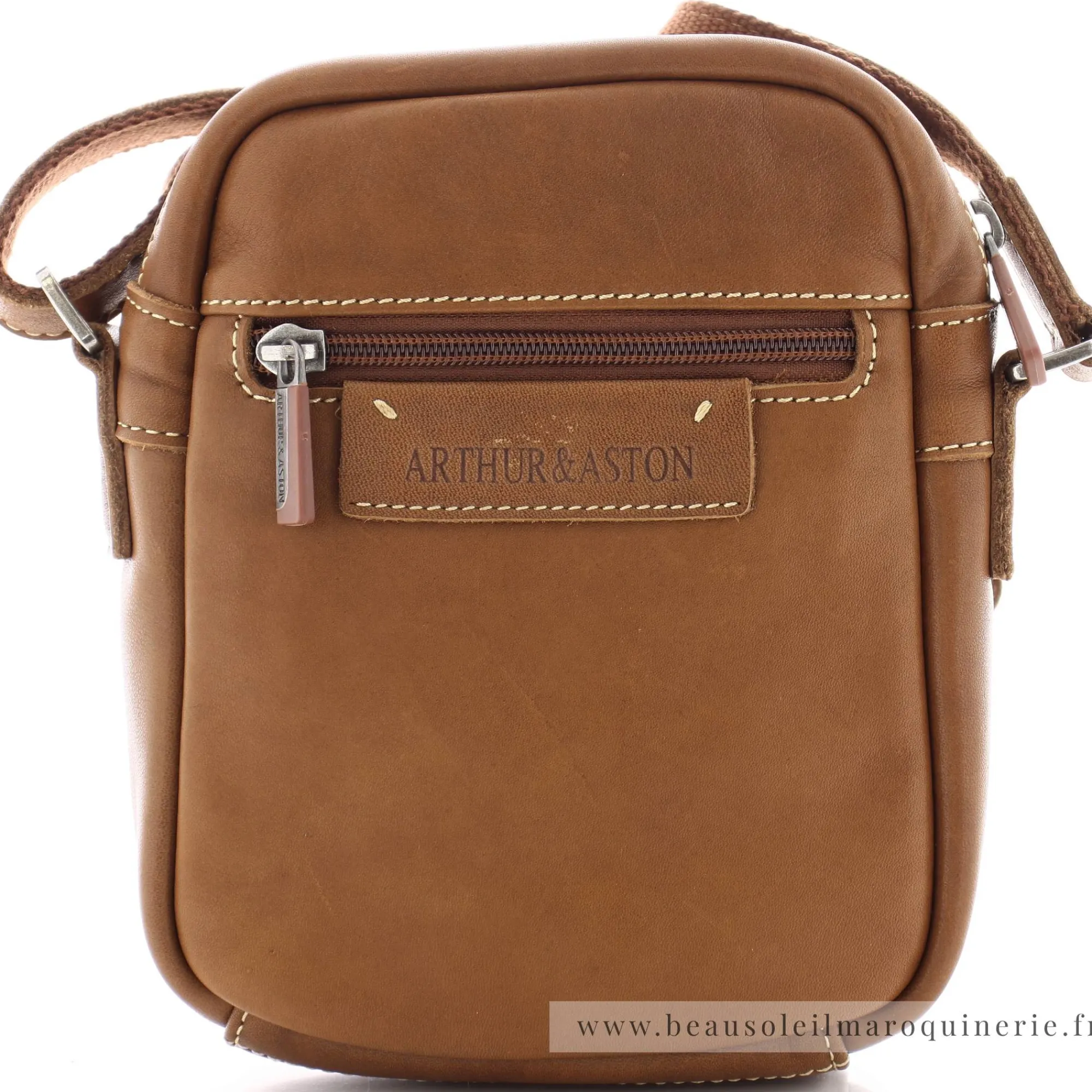 Arthur Aston Sacoches Homme*Sac bandouliere en cuir de vachette Johany