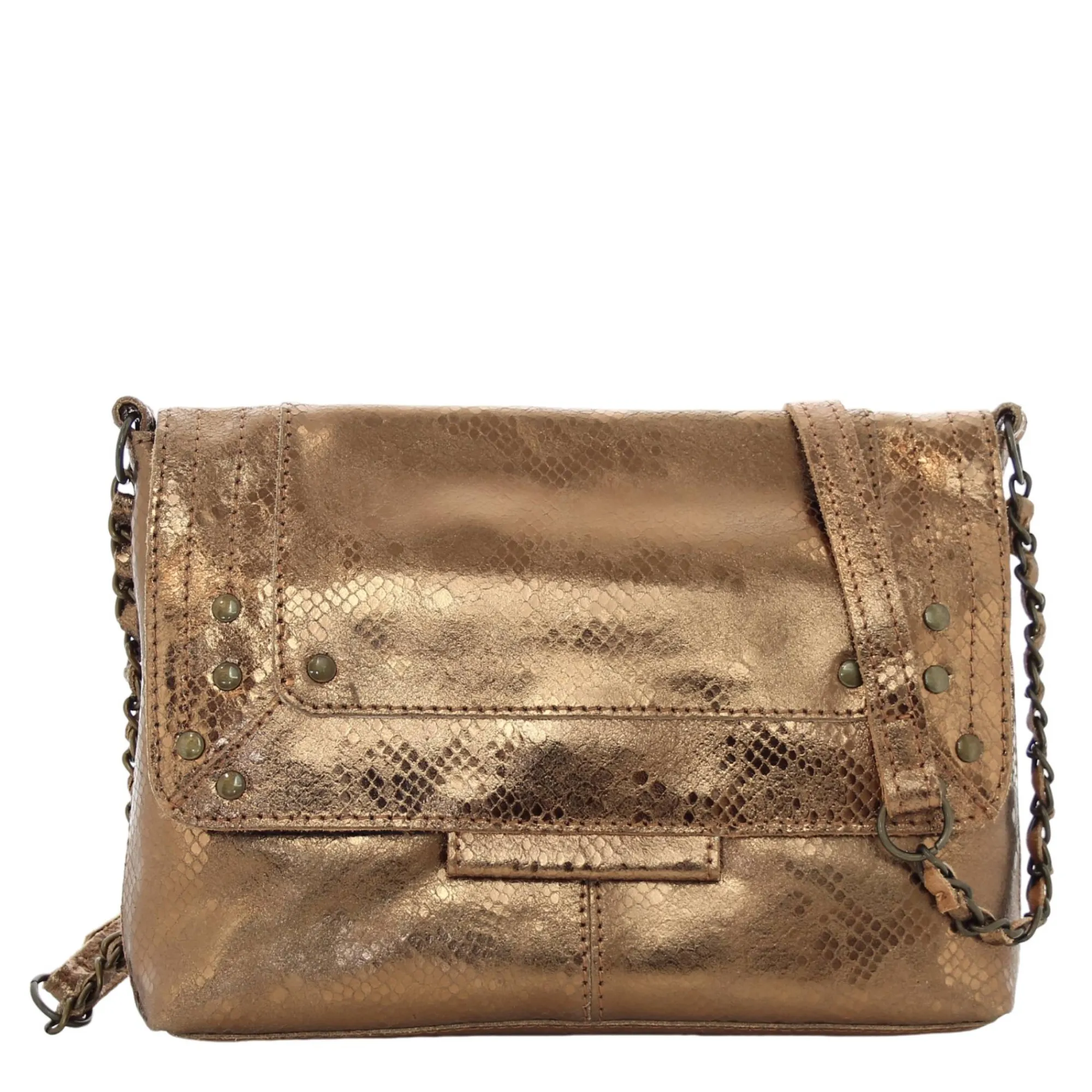 Pieces Sacs Bandoulière*Sac bandouliere Felizia cuir a rabat