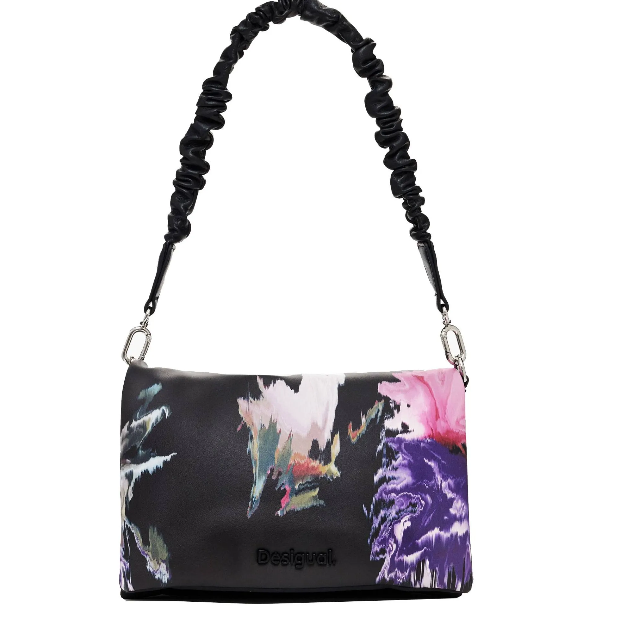 Desigual Sacs Bandoulière*Sac bandouliere imprime floral Dortmund Noir