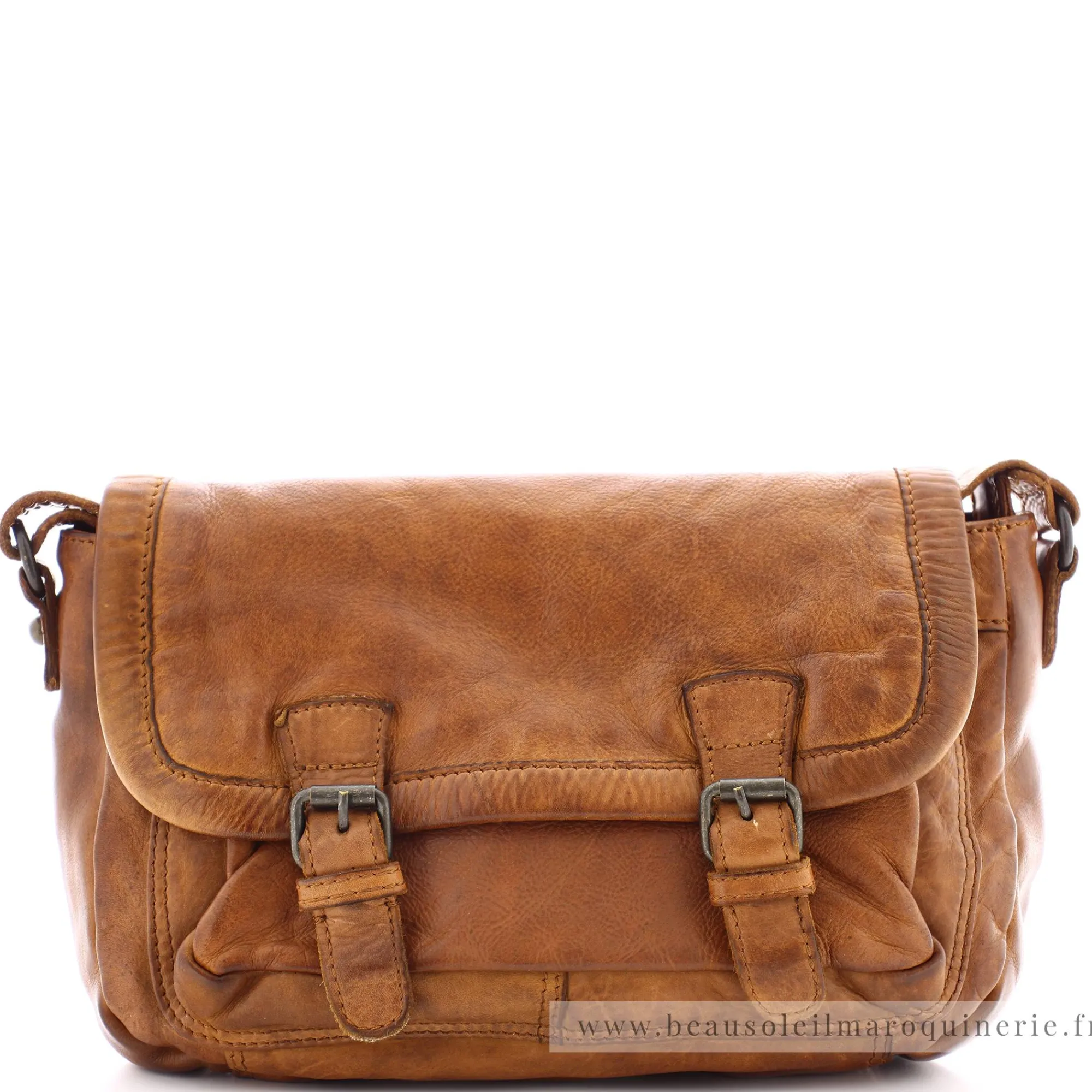 Gianni Conti Sacs Bandoulière*Sac bandouliere Katrin a rabat en cuir
