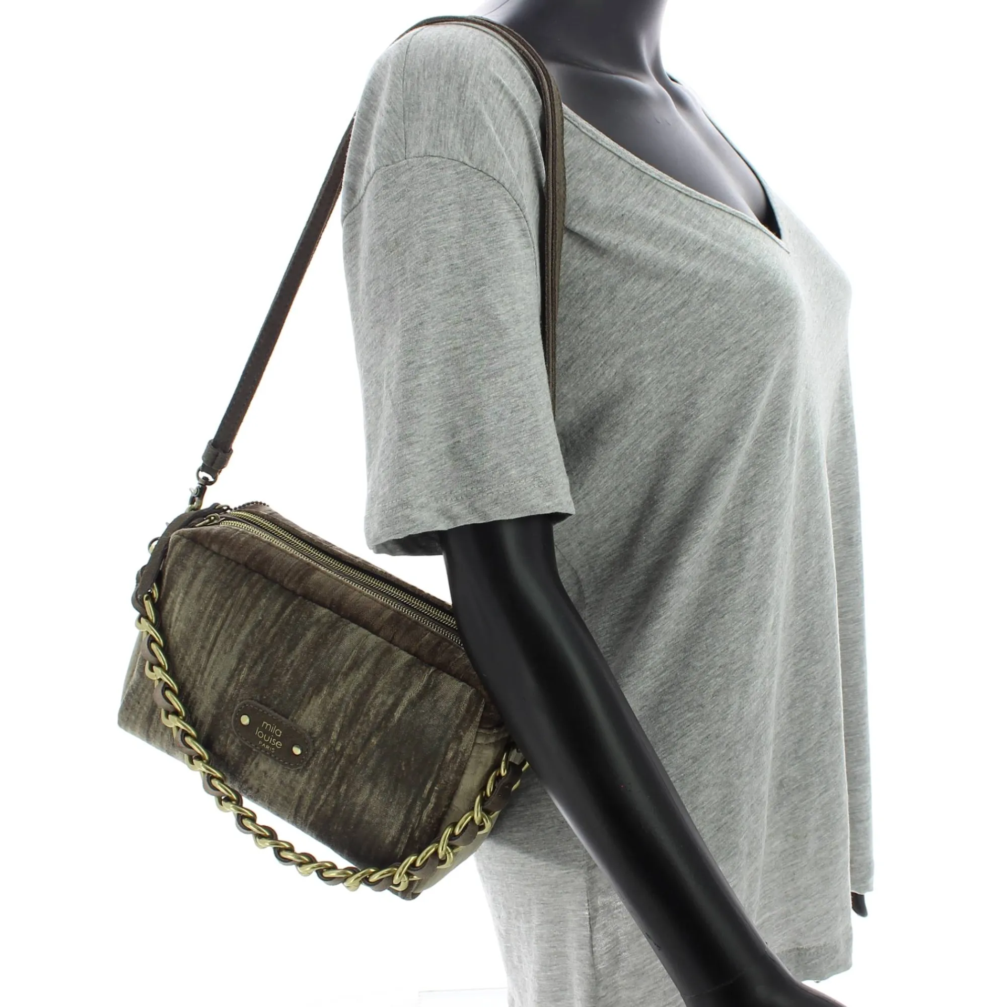 Mila Louise Sacs Bandoulière*Sac bandouliere Mama VFR velours