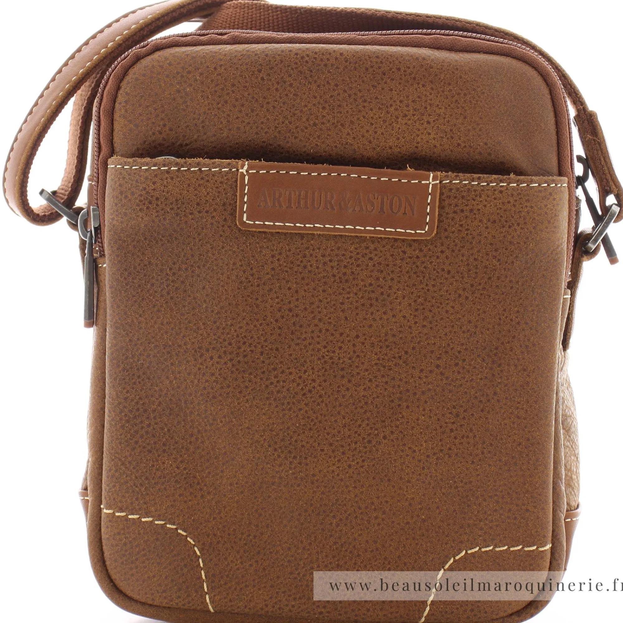 Arthur Aston Sacoches Homme*Sac bandouliere Marco en cuir de vachette
