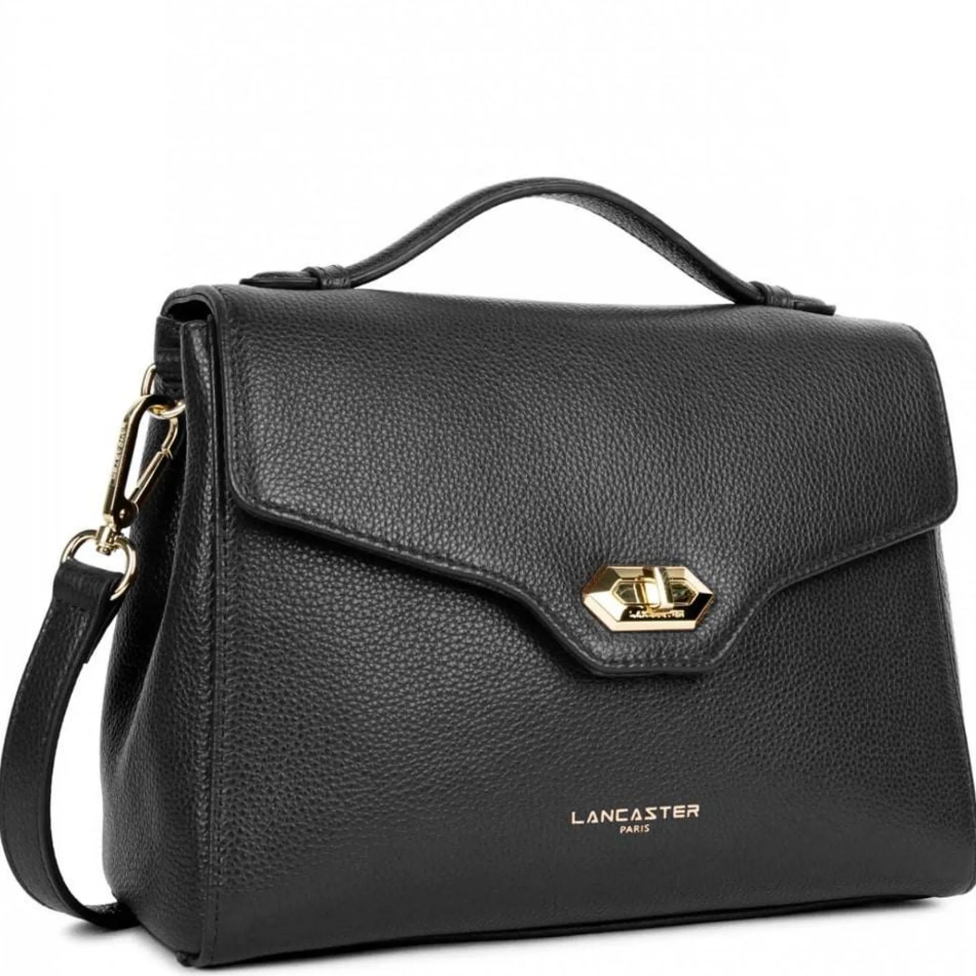 Lancaster Sacs Bandoulière*Sac bandouliere Milano Cosmos rabat fermoir