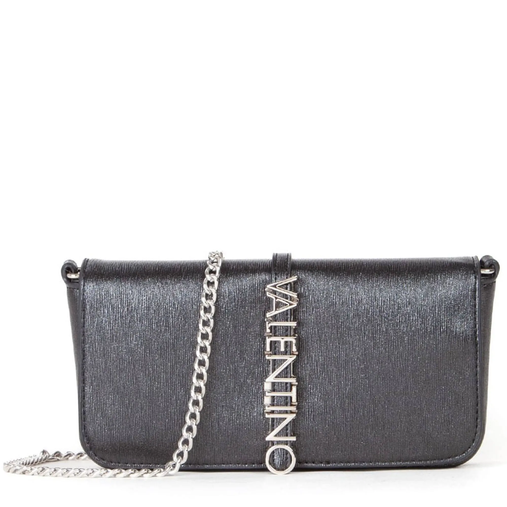 Valentino Bags Sacs Bandoulière*Sac bandouliere rabat metallise chainette Materia