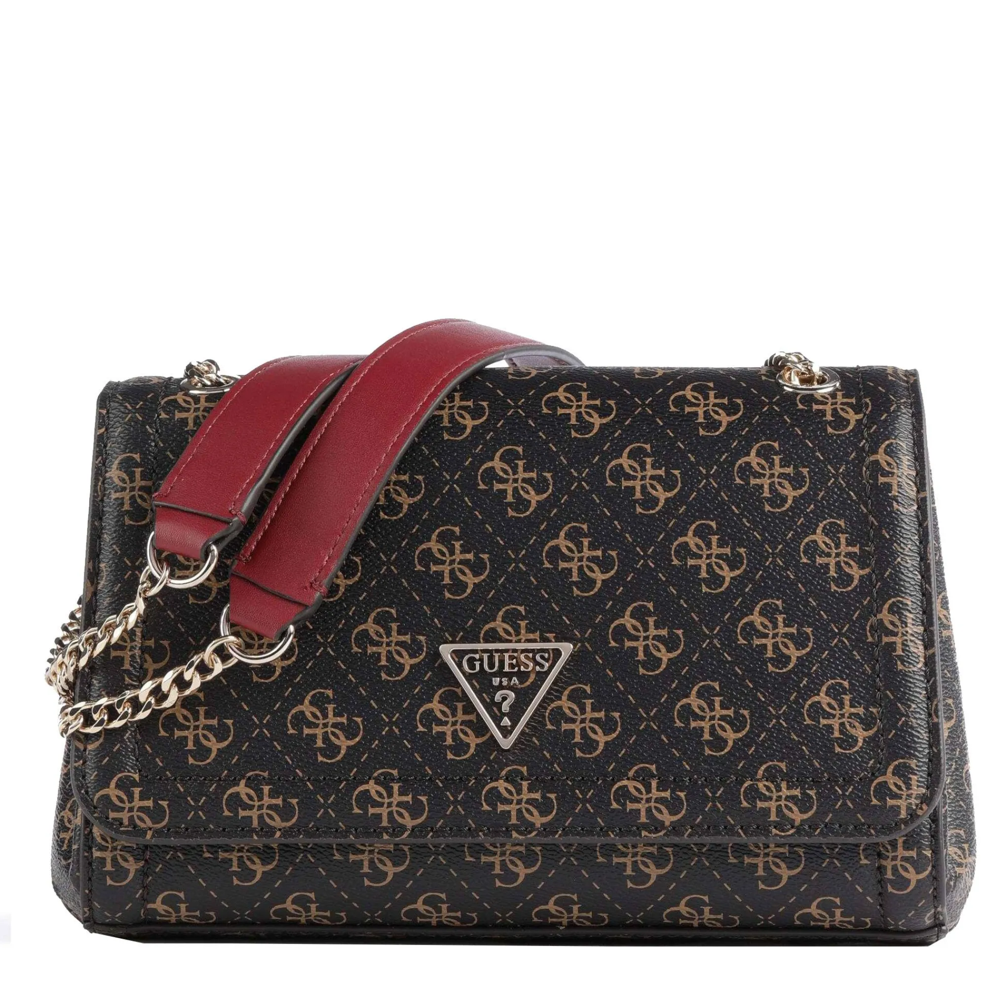Guess Sacs Bandoulière*Sac bandouliere rabat Noelle Marron