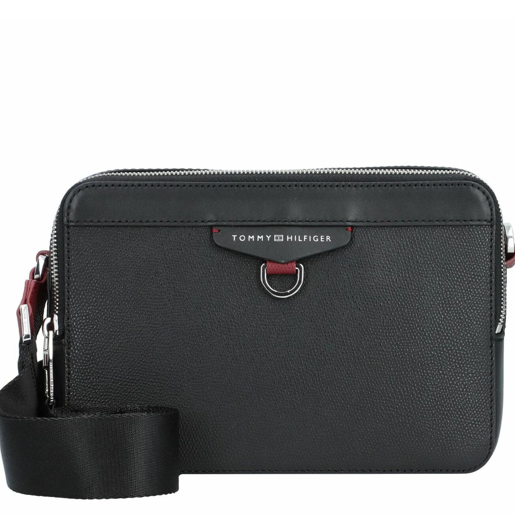 Tommy Hilfiger Sacoches Homme*Sac bandouliere Structured en cuir Noir