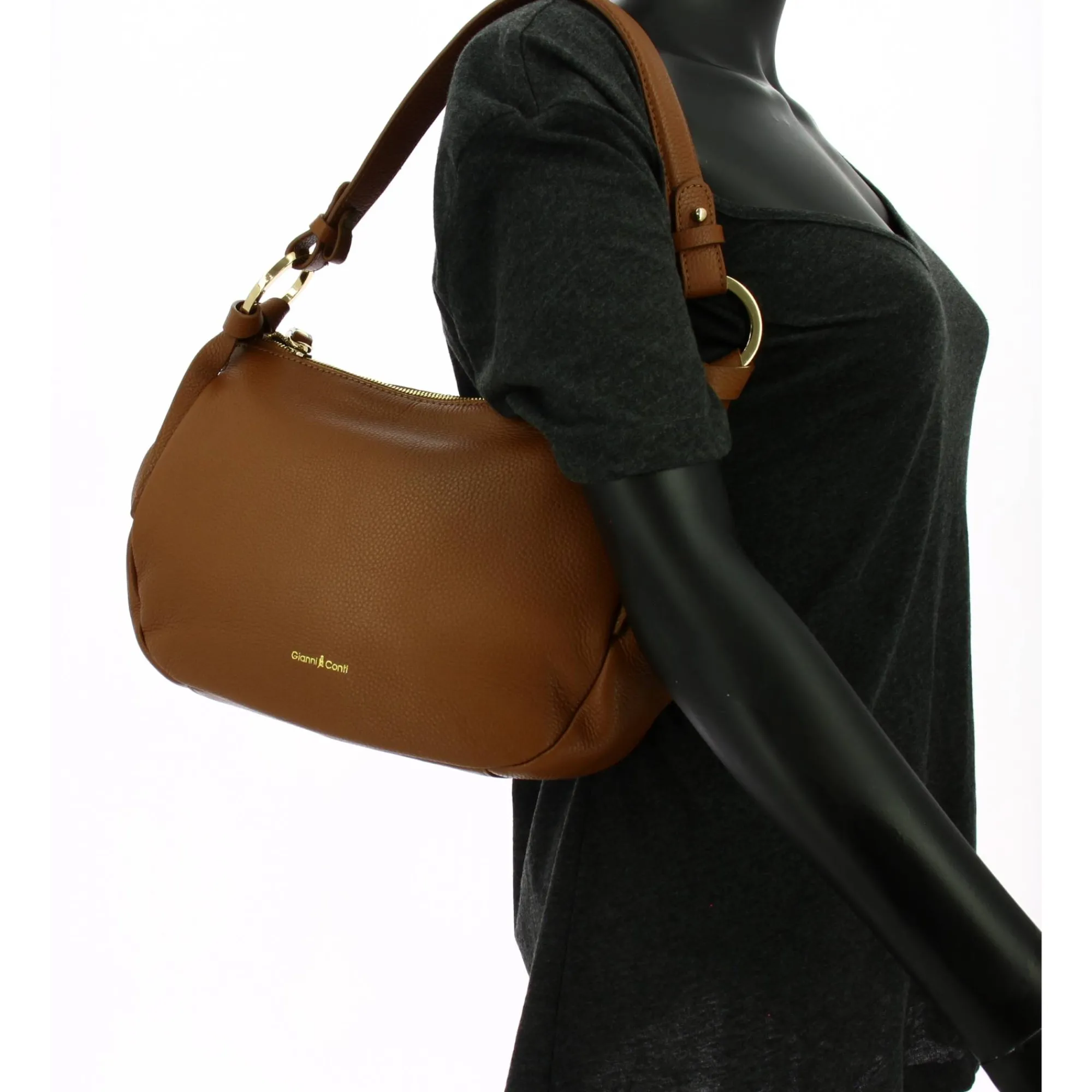 Gianni Conti Sacs Porté Épaule*Sac besace Delia en cuir pleine fleur