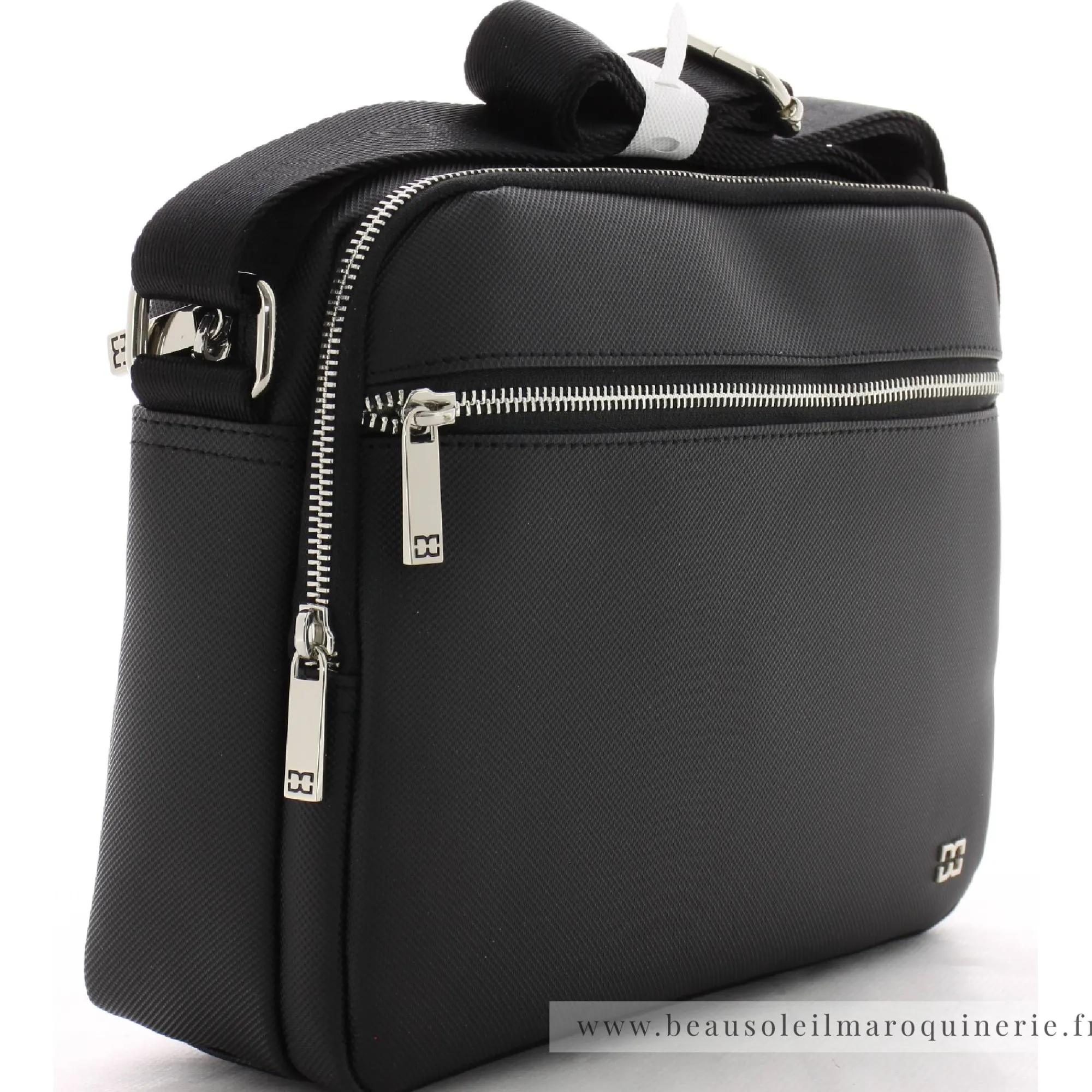 David William Sacs Besace*Sac besace zippe Dartan a bandouliere Noir