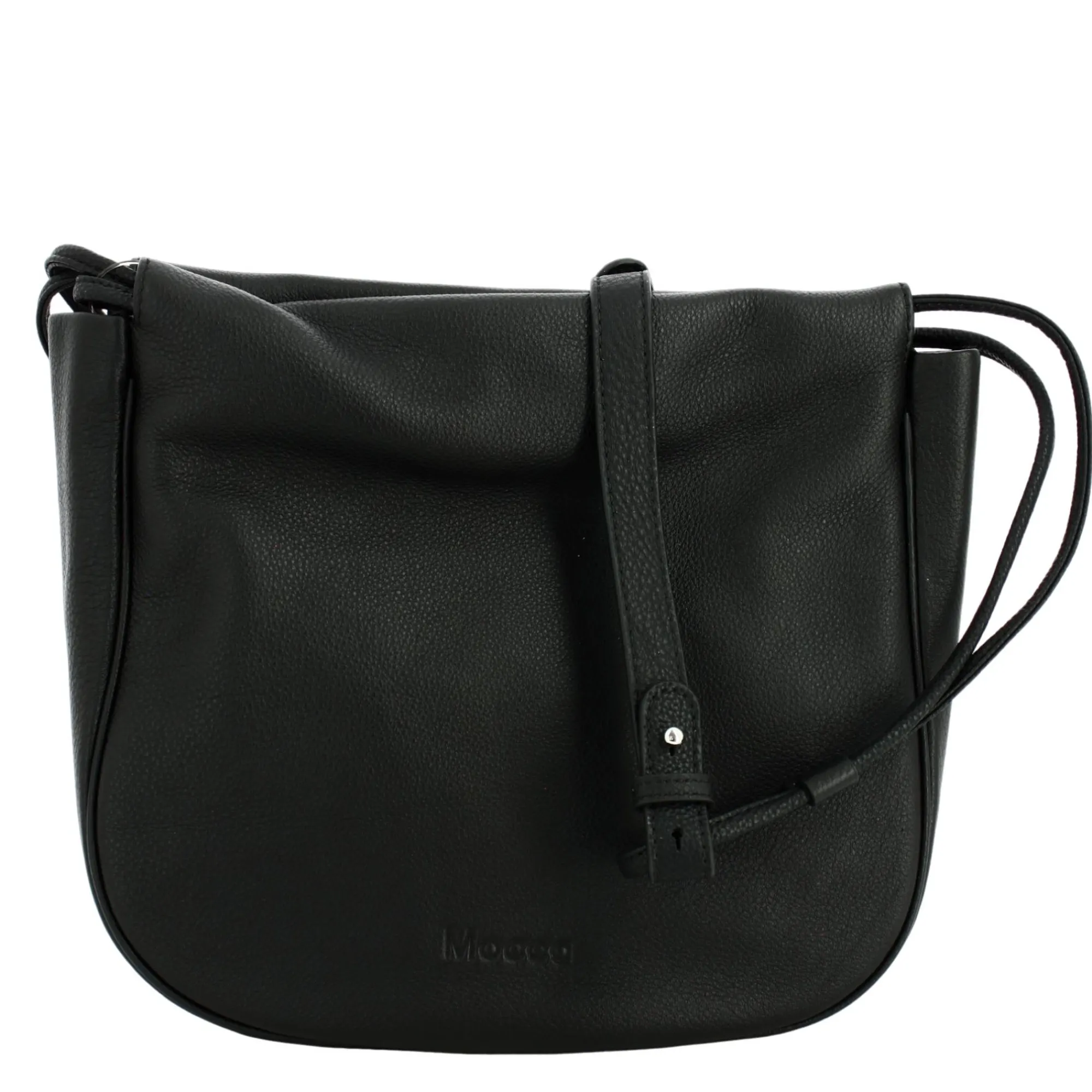 Mocca Sacs Bandoulière*Sac bourse a bandouliere Julie en cuir Noir