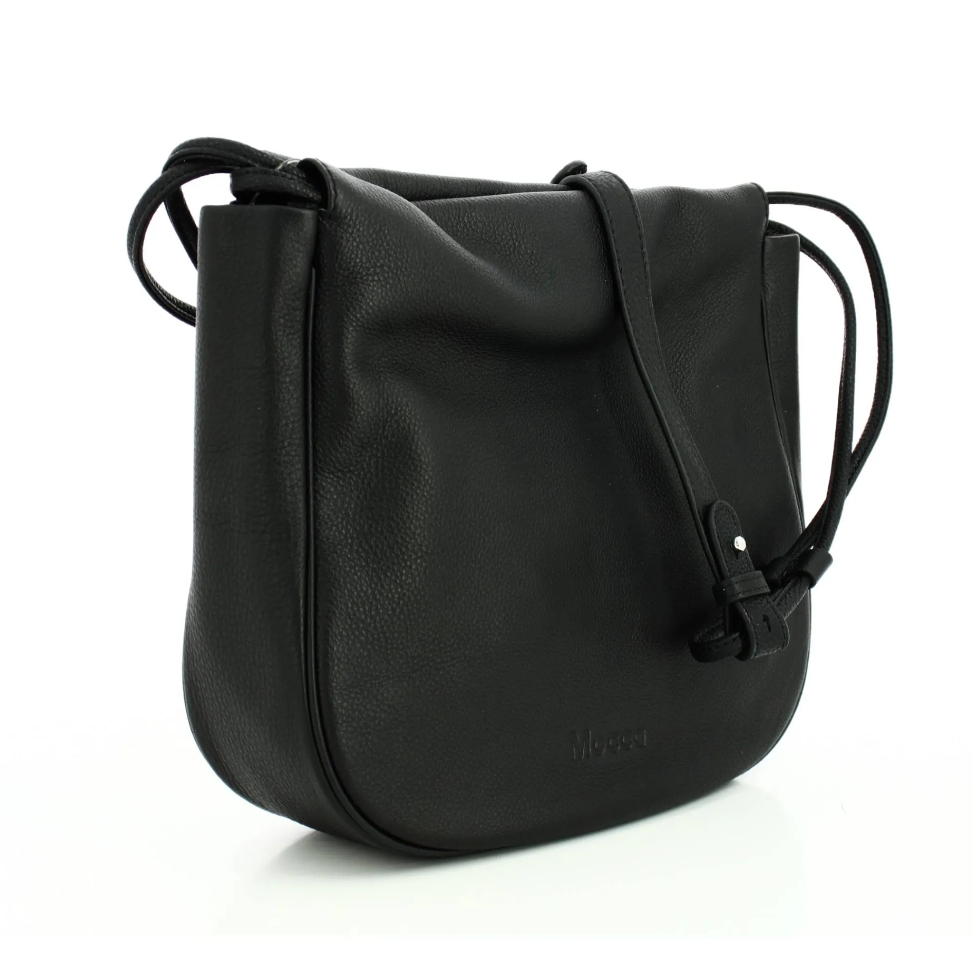 Mocca Sacs Bandoulière*Sac bourse a bandouliere Julie en cuir Noir