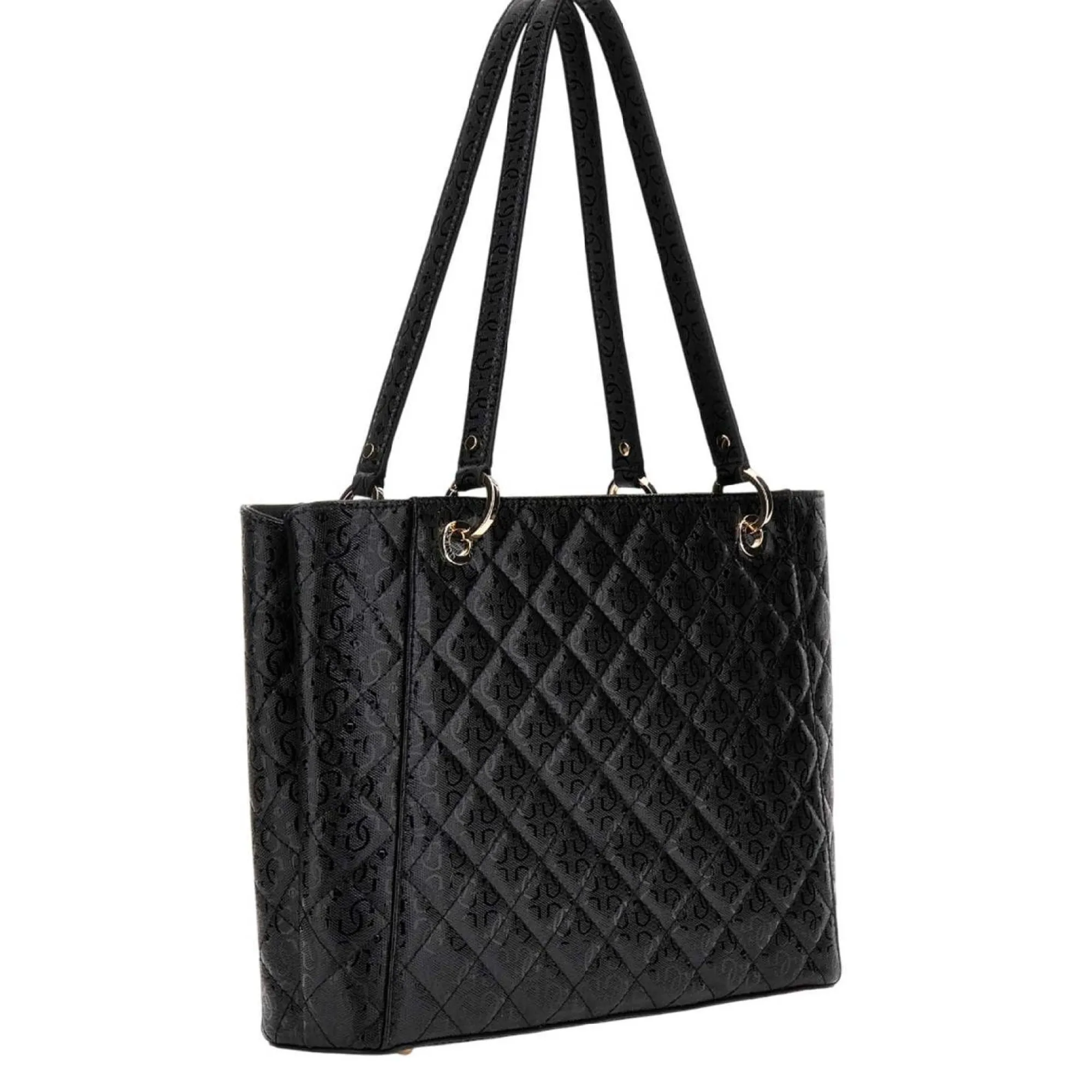 Guess Sacs Cabas*Sac cabas Bessey matelasse motif logo Noir