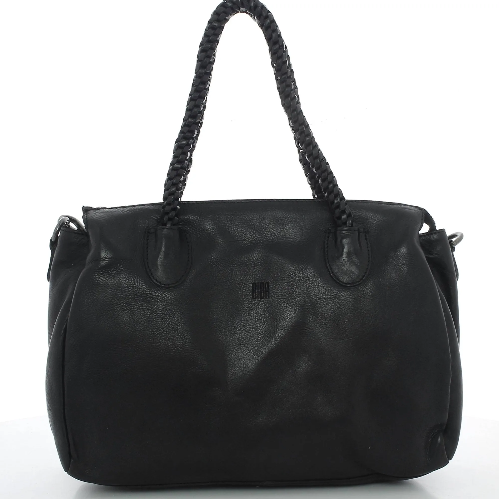 Biba Sacs Porté Épaule*Sac cabas Frederic anses tressees en cuir Negro