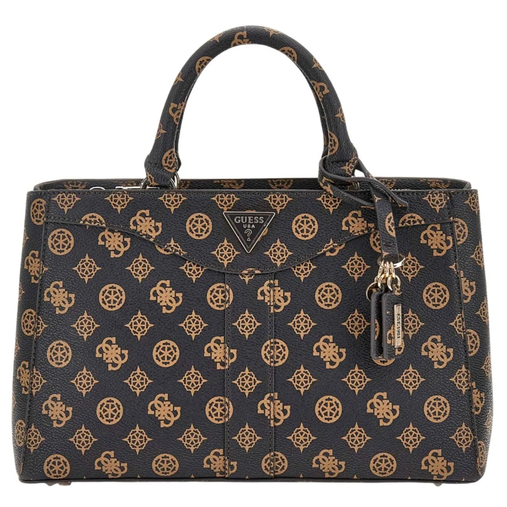 Guess Sacs À Main*Sac cabas porte main Dorys motif logo Moka