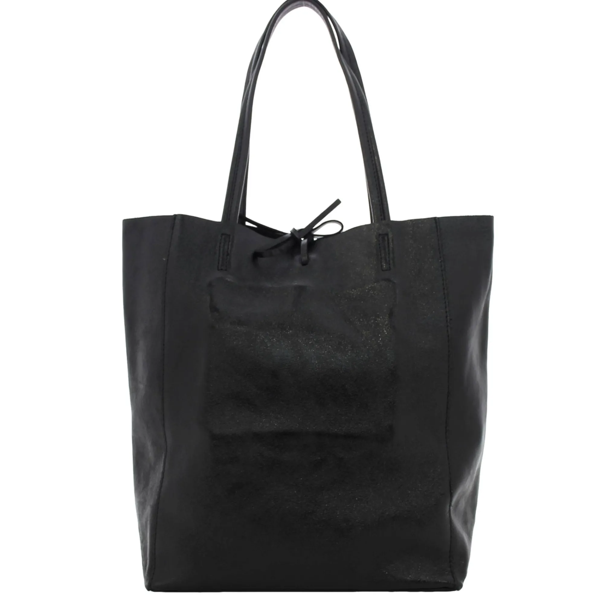 Marlon Firenze Sacs Cabas*Sac cabas vertical en cuir metallise