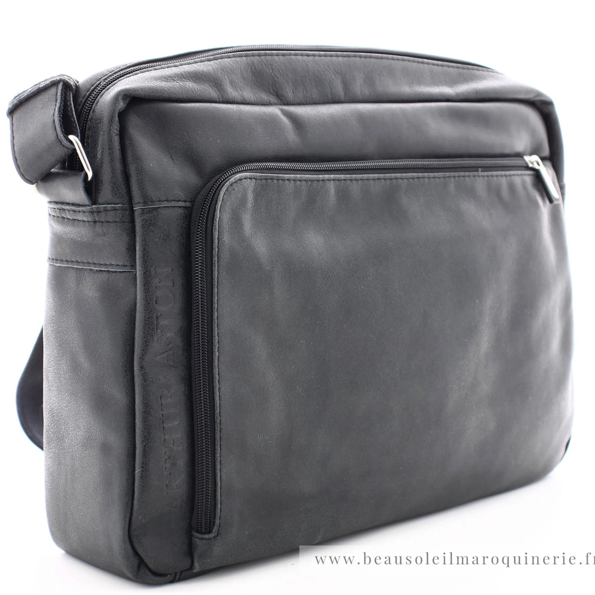 Arthur Aston Sacoches Homme | Sacs Besace*Sac gibeciere pour ordinateur portable Noir