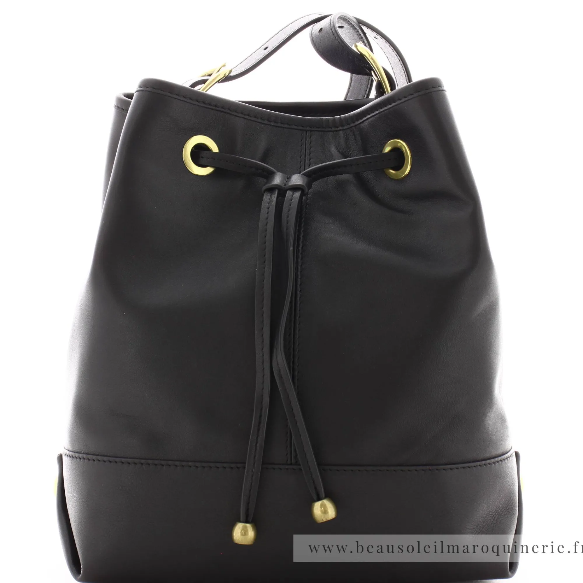 Gerard Darel Sacs Bandoulière*Sac icone Mini So en cuir lisse Noir