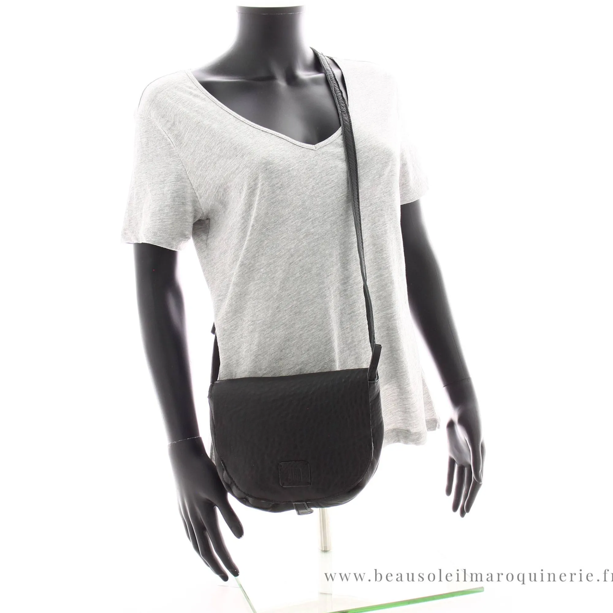 Biba Sacs Bandoulière*Sac porte croise Chester Texas Noir
