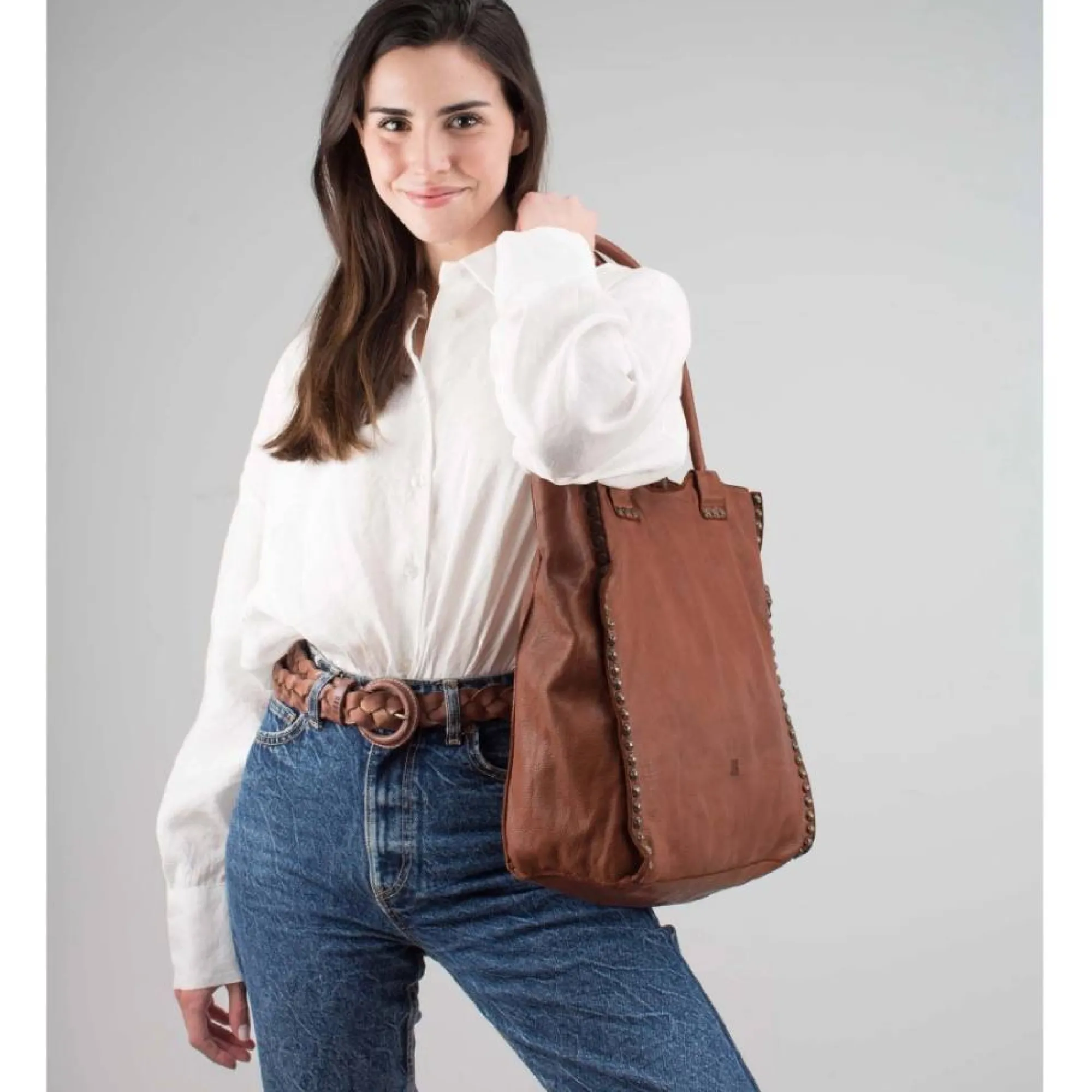 Biba Sacs Porté Épaule*Sac porte epaule Portland cloute Cognac