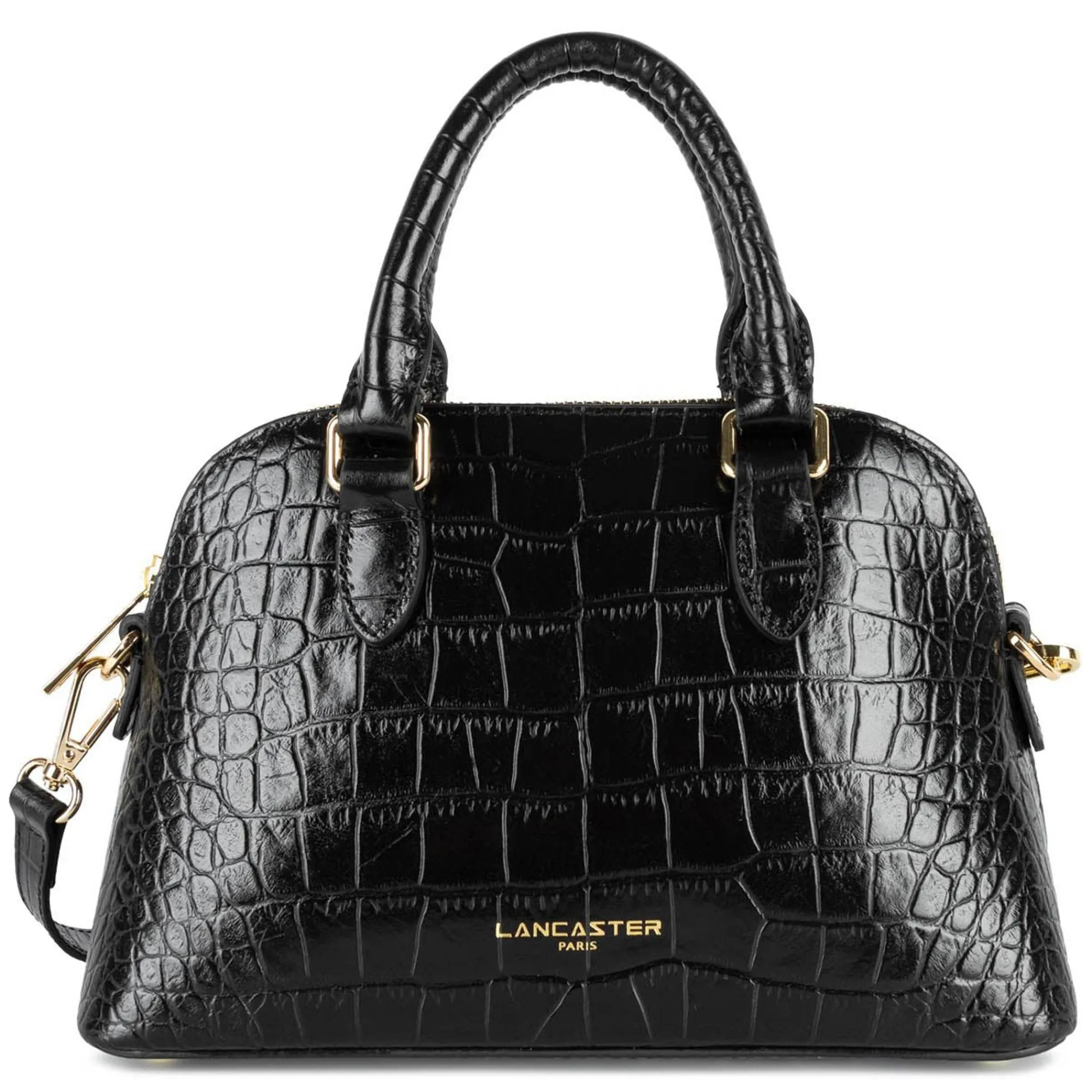 Lancaster Sacs À Main*Sac porte main demi lune M Exo Noir