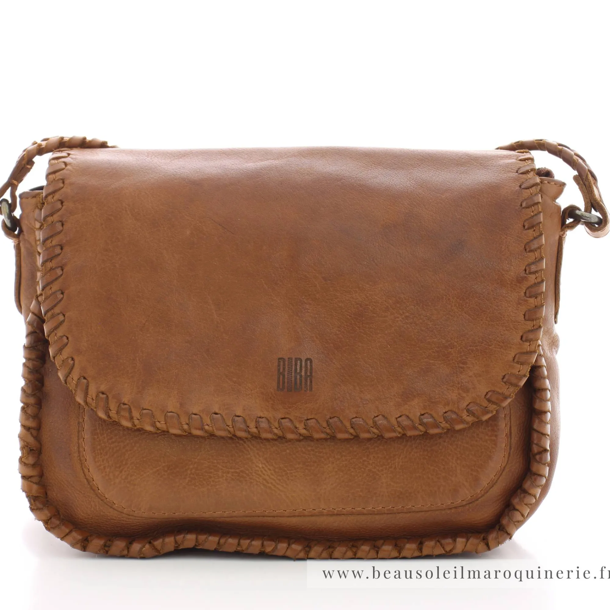 Biba Sacs Bandoulière*Sac porte travers details tresses Winona Camel