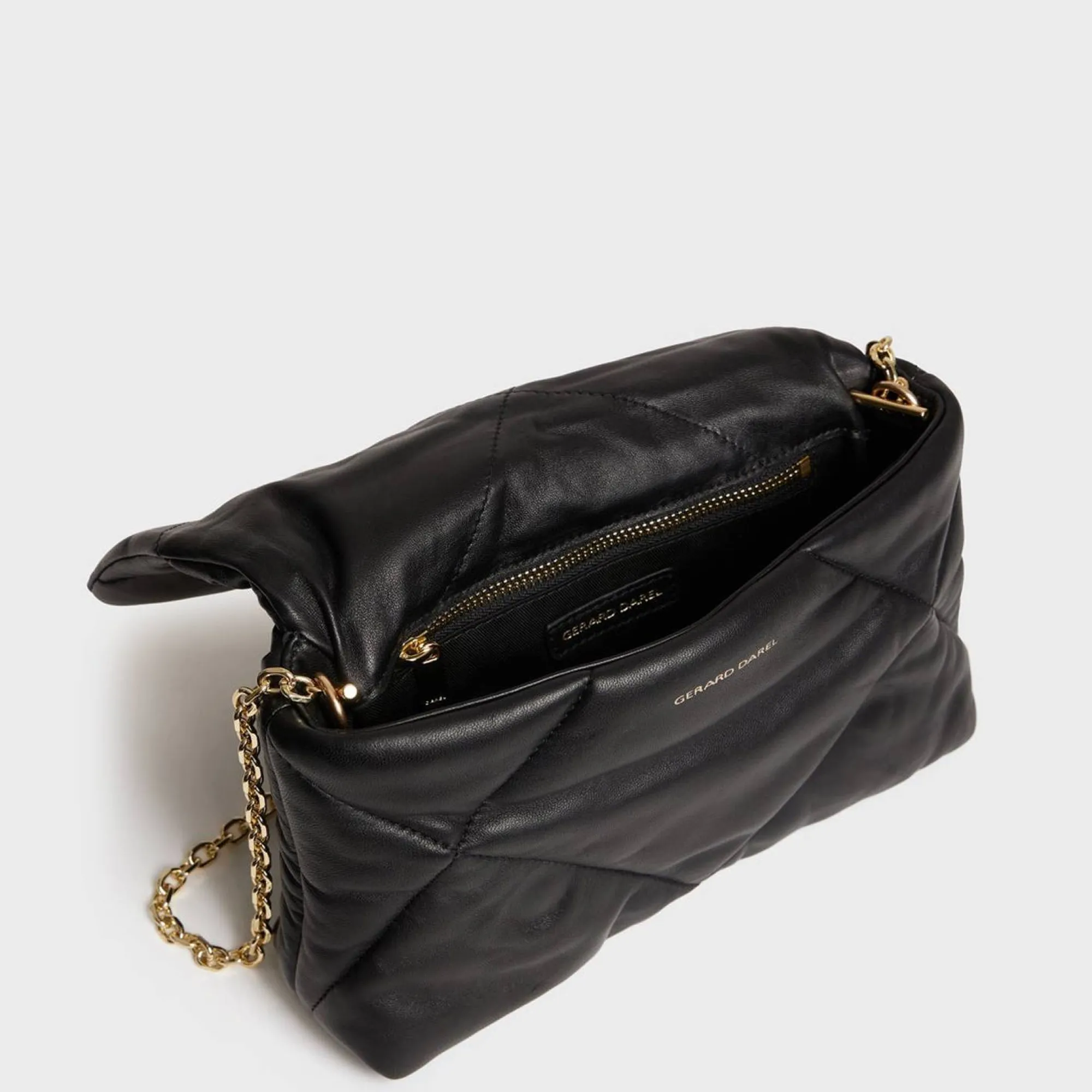 Gerard Darel Sacs Porté Épaule | Sacs Bandoulière*Sac premium Le Fanny cuir matelasse Noir