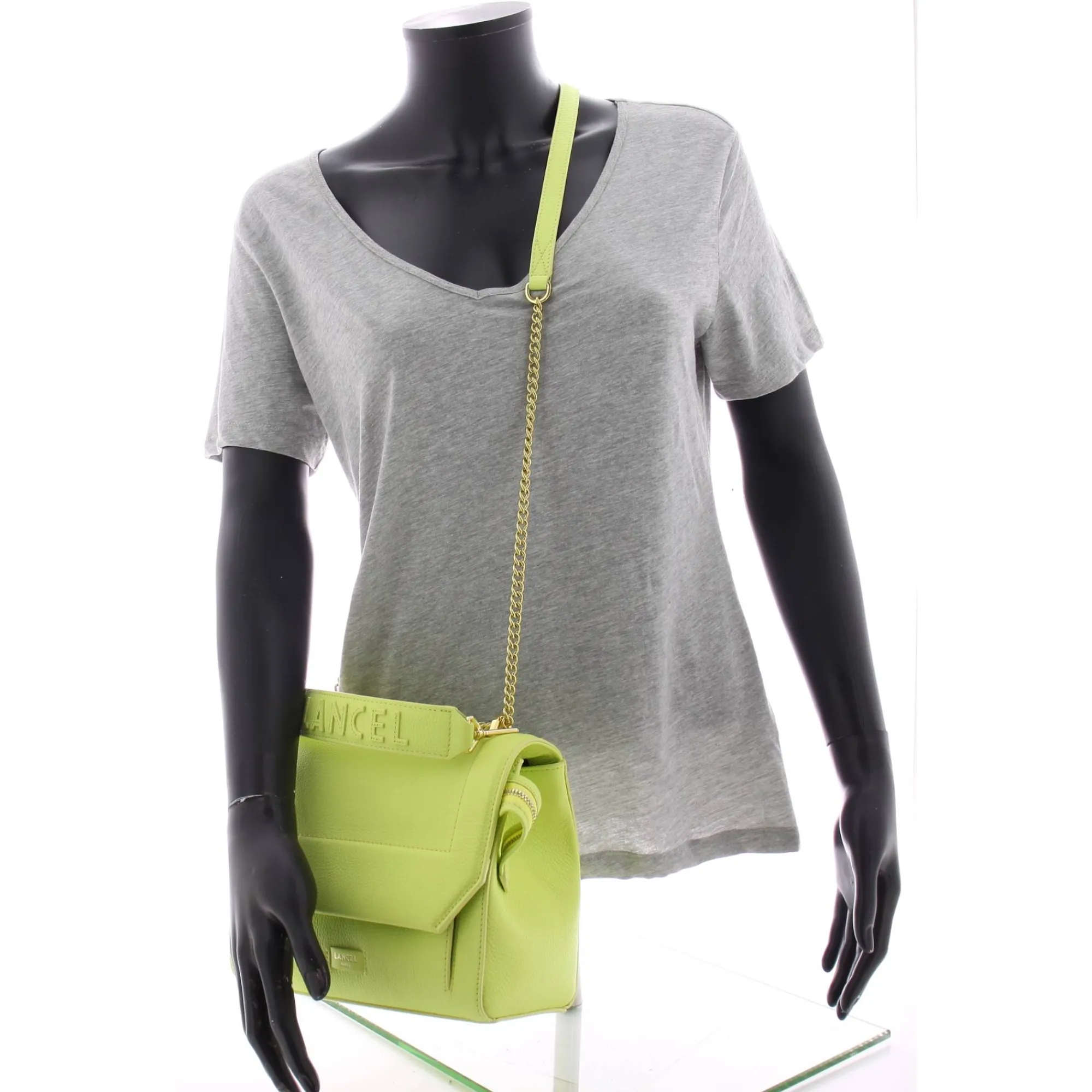 Lancel Sacs Bandoulière*Sac rabat avec poignee Ninon M - Fabrique en Italie