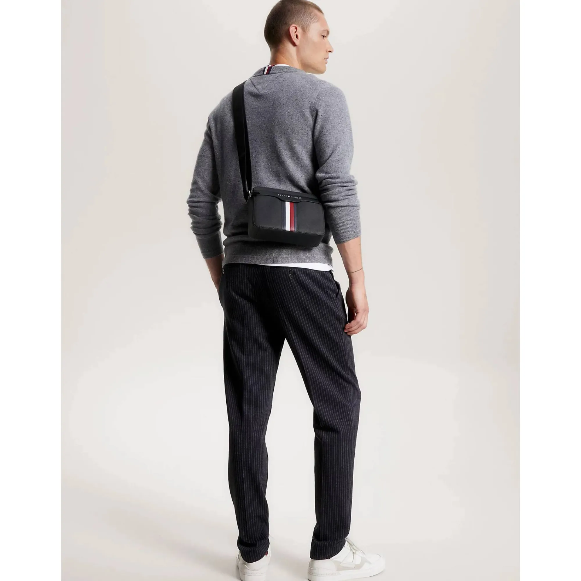 Tommy Hilfiger Sacoches Homme*Sac reporter Coated Noir