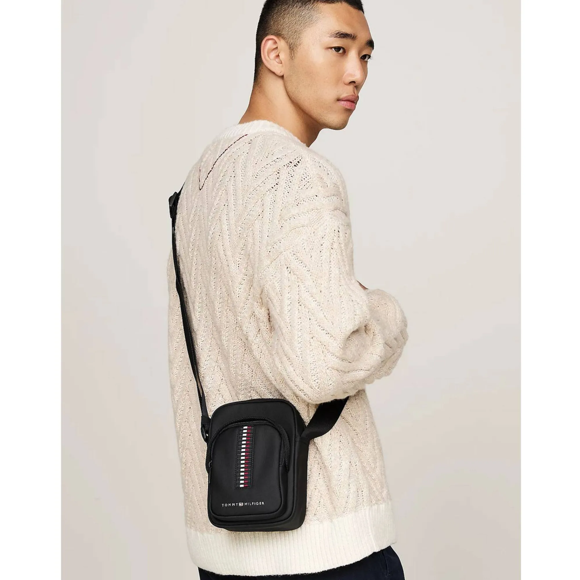 Tommy Hilfiger Sacoches Homme | Sacs Besace*Sac reporter tisse Corporate
