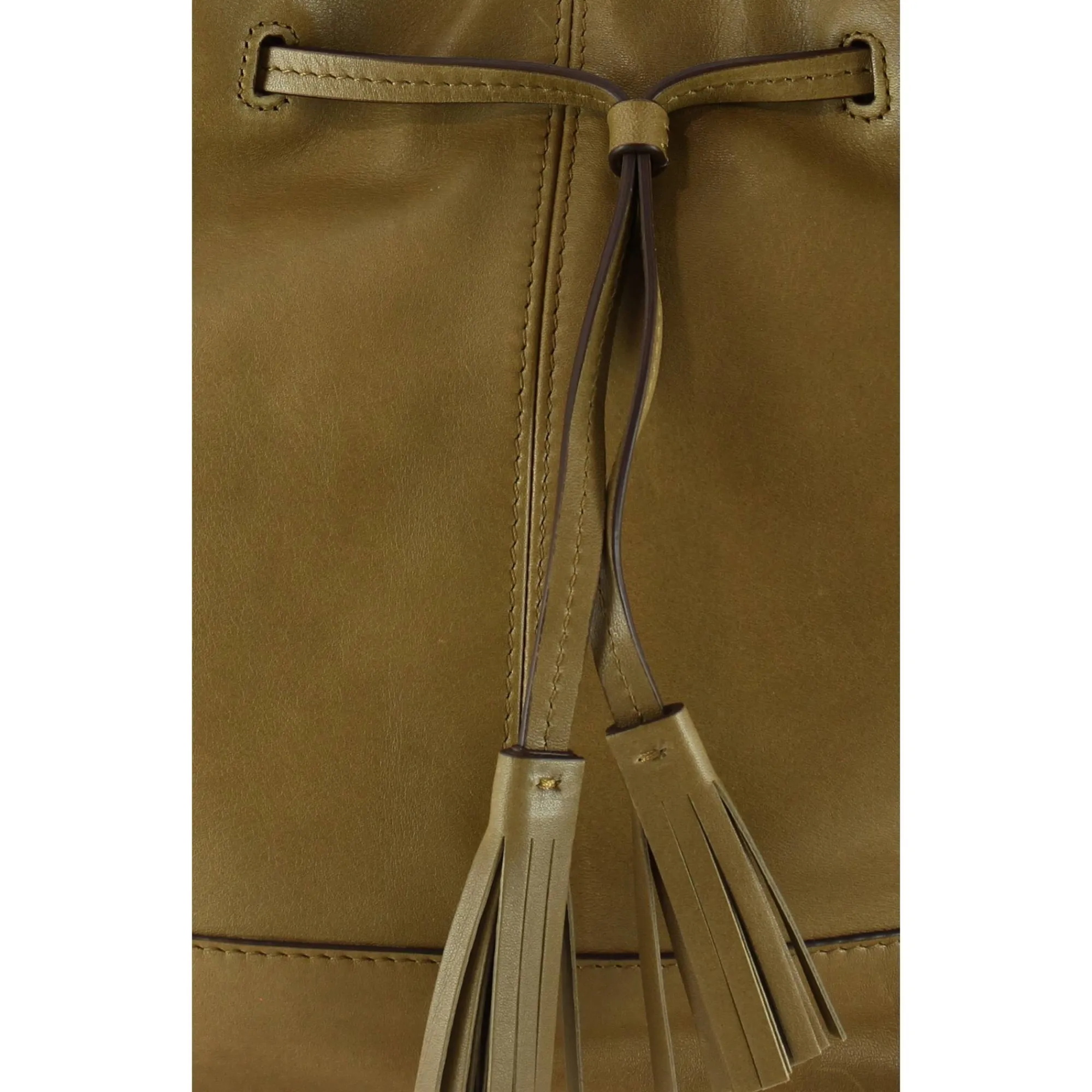 Gerard Darel Sacs Bandoulière*Sac seau Jane Icones cuir lisse Verveine