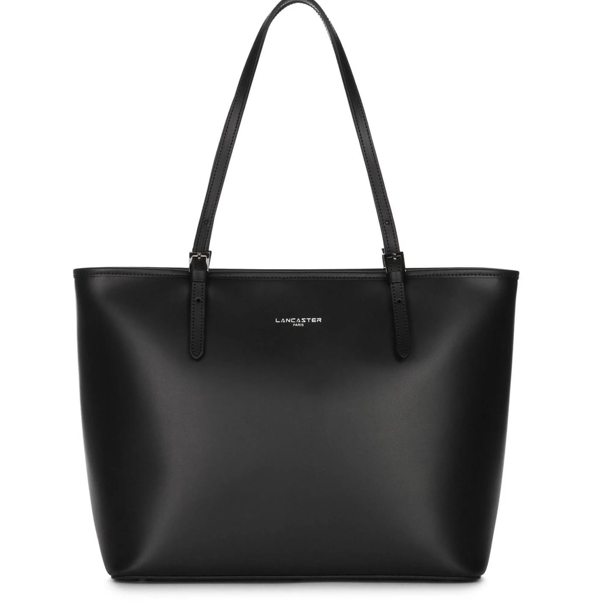 Lancaster Sacs Cabas*Sac shopping A4 Smooth Fabrique en France Noir