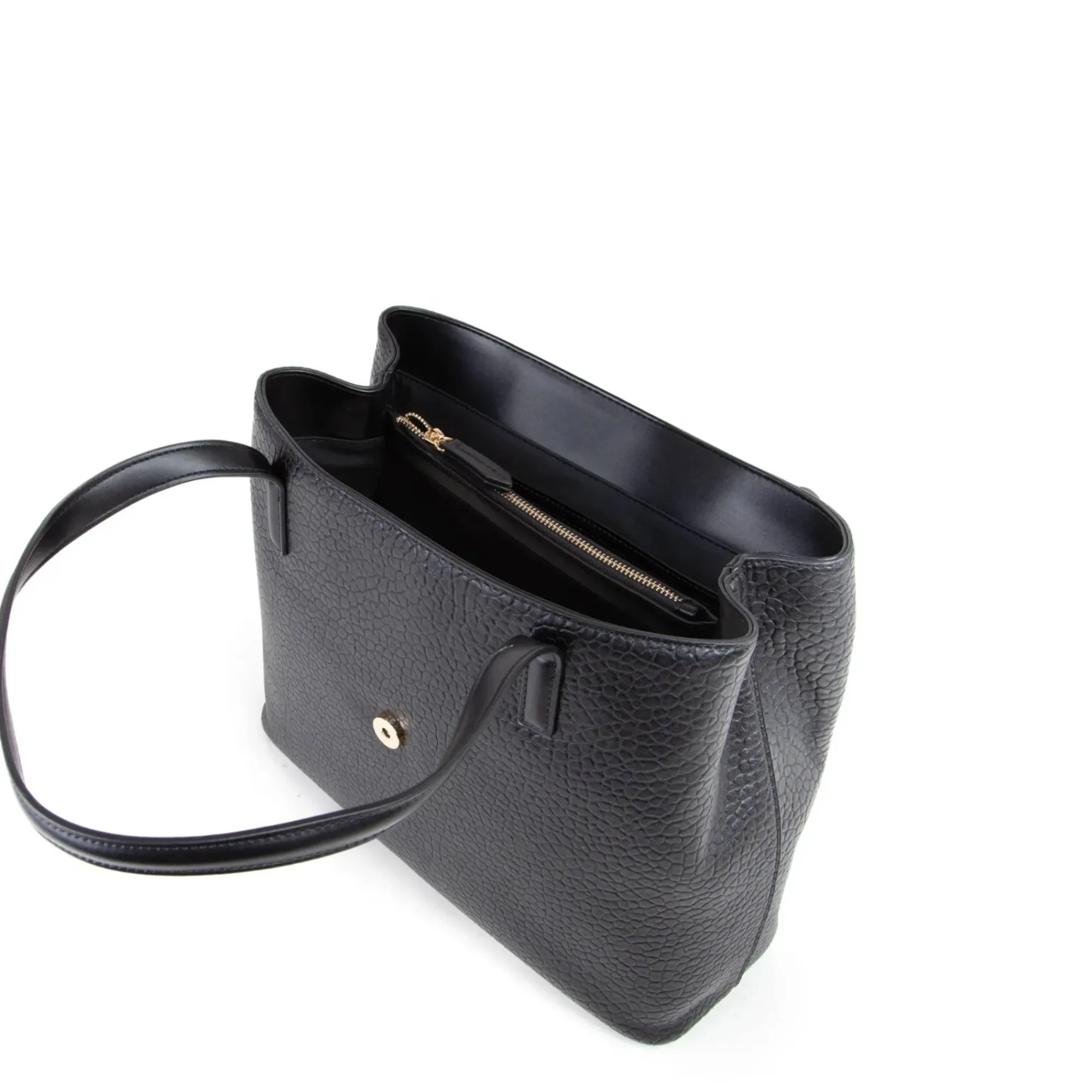 Valentino Bags Sacs À Main*Sac shopping Zeno similicuir graine Noir